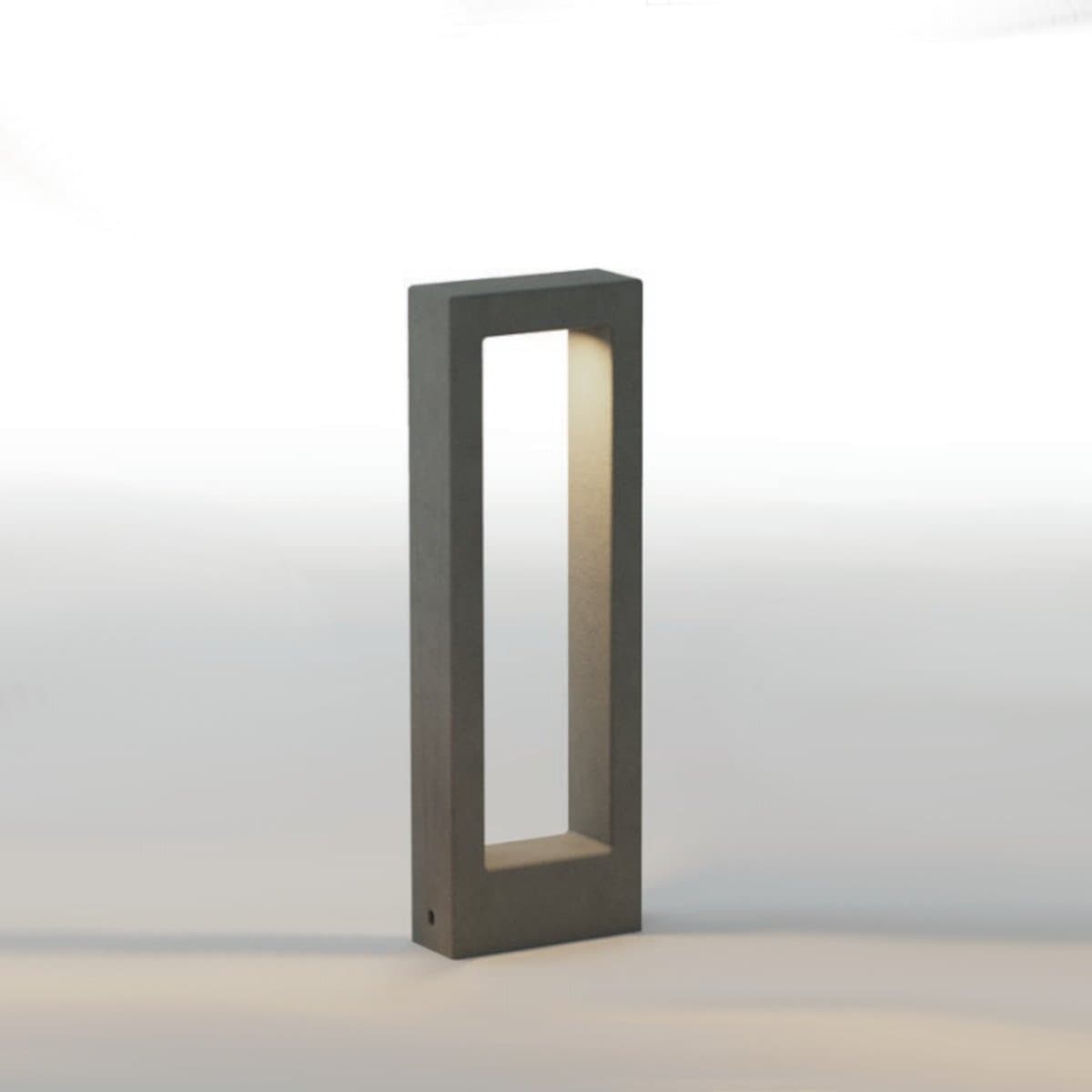 Paletto LED Redo Group SANDER 91166 91167 91168 IP65 H60 cemento alluminio vetro - 6