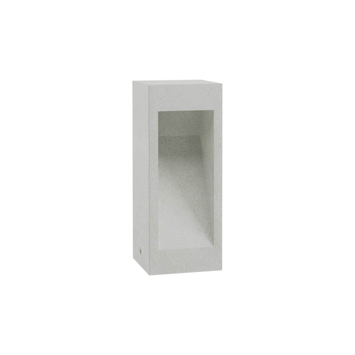 Paletto LED Redo Group TOSS 91003 91004 91005 IP65 H30 monoemissione cemento alluminio vetro - 3