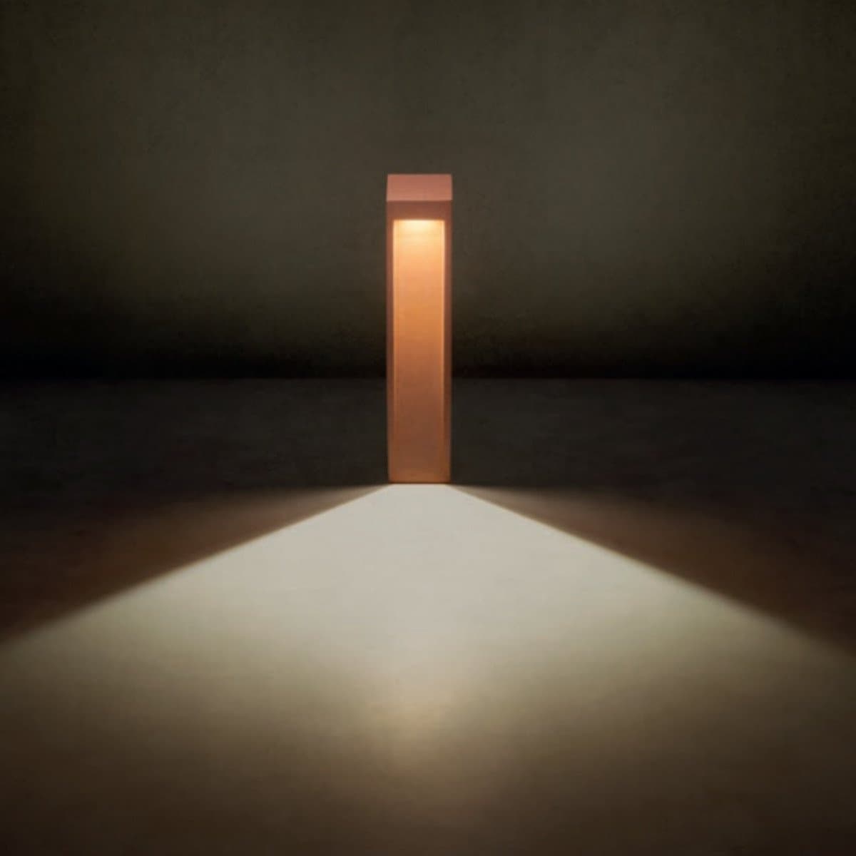 Paletto LED Redo Group TOSS 91006 91007 91008 IP65 H60 monoemissione cemento alluminio vetro - 2