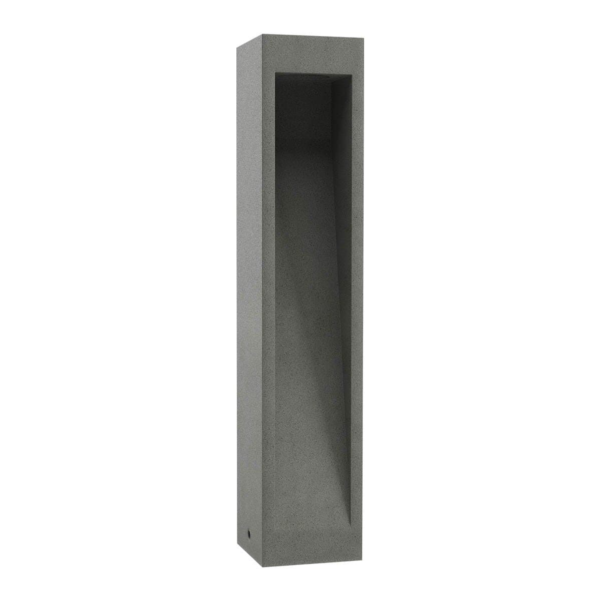 Paletto LED Redo Group TOSS 91006 91007 91008 IP65 H60 monoemissione cemento alluminio vetro - 5