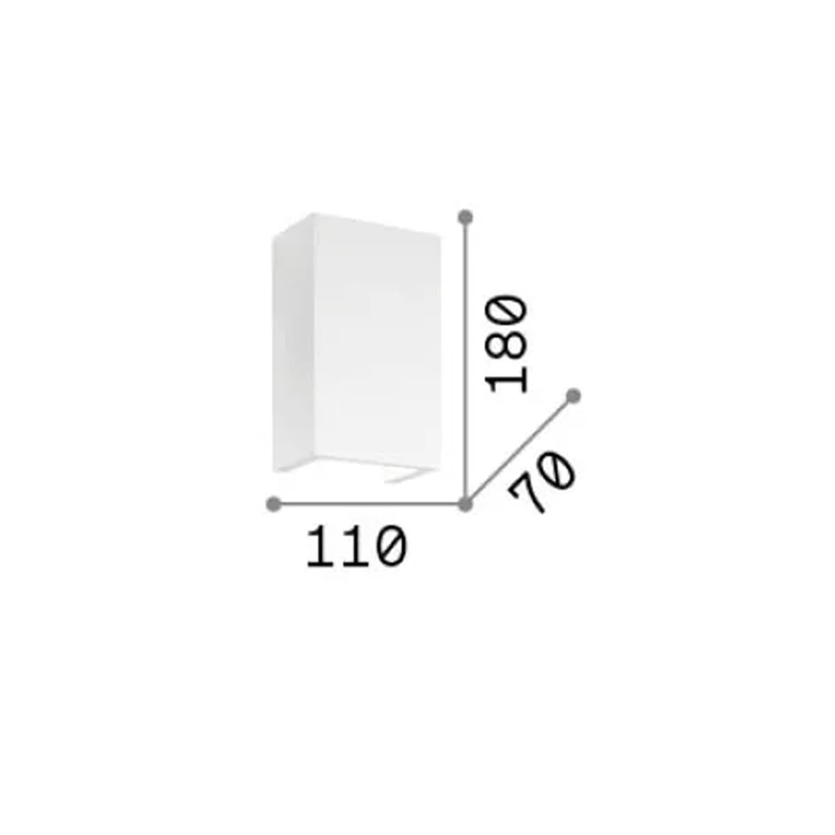 Applique led Ideal Lux FLASH 214689 G9 LED gesso bianco biemissione up down - 3