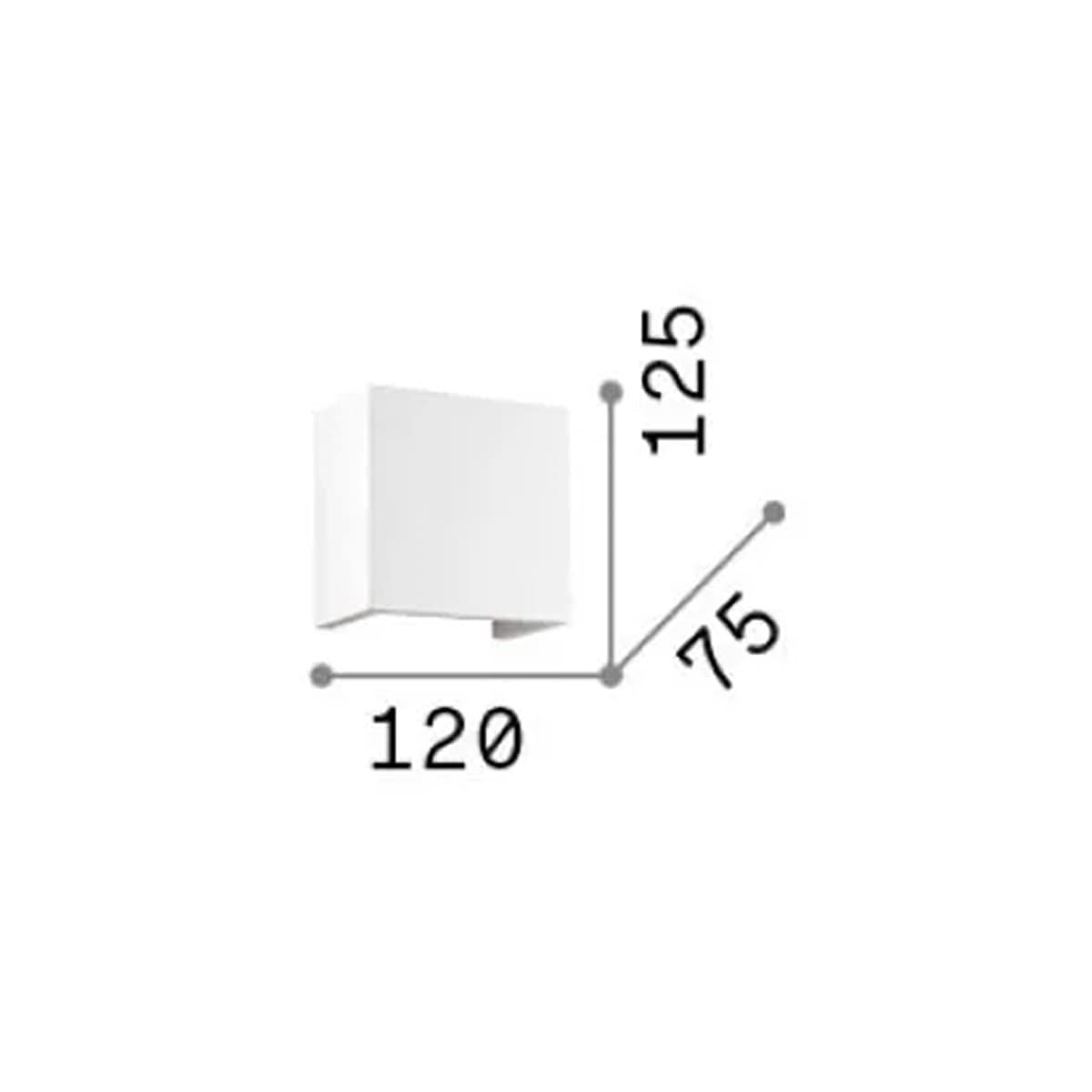 Applique led Ideal Lux FLASH 214672 G9 LED gesso bianco biemissione up down - 3