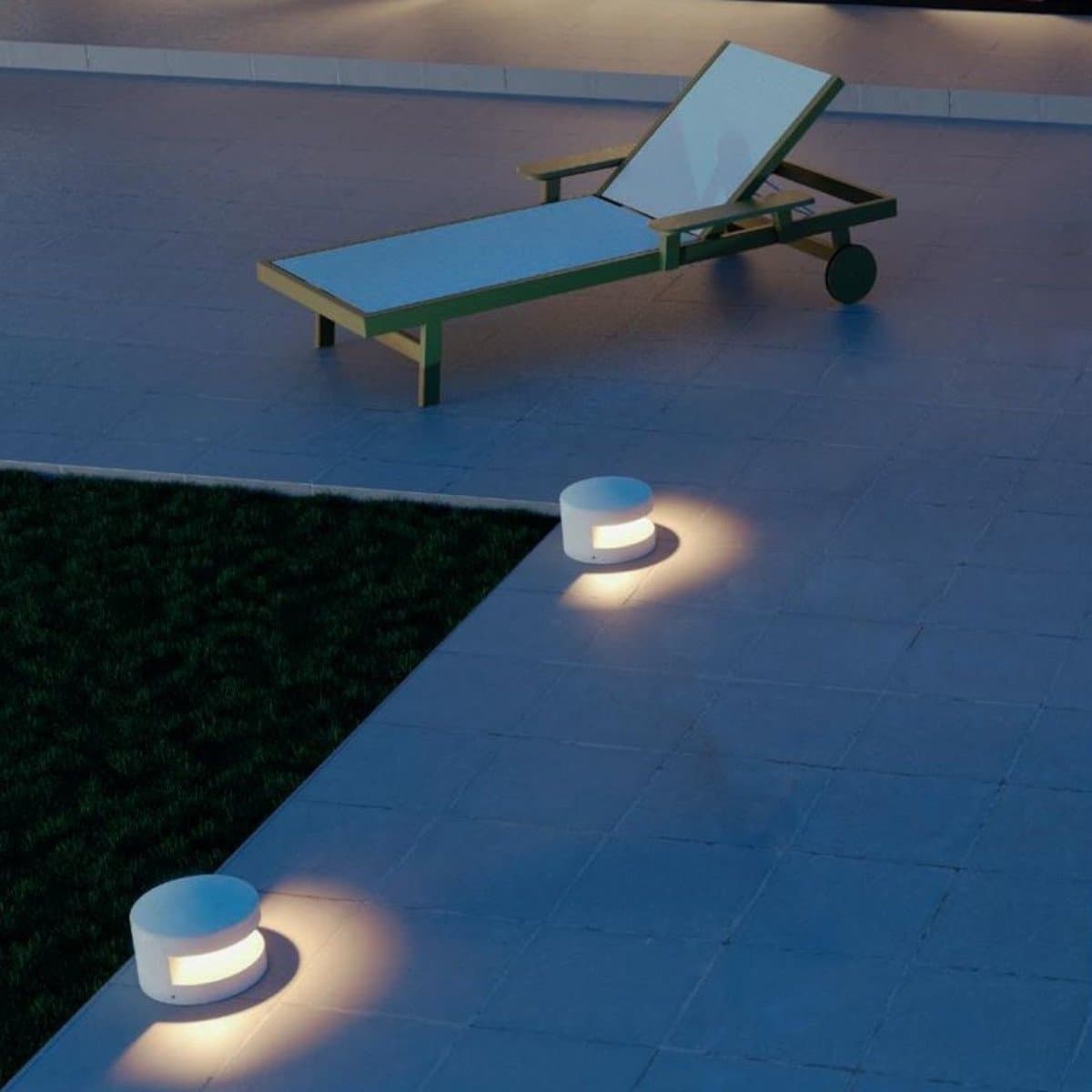 Lampada picchetto LED Redo Group CLIFF 180° 91116 91117 91118 IP65 cemento vetro - 3