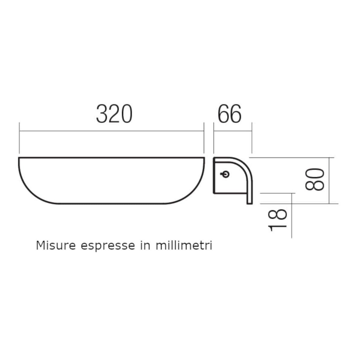 Applique LED Redo Group LID 90997 90998 90999 IP65 cemento vetro - 8