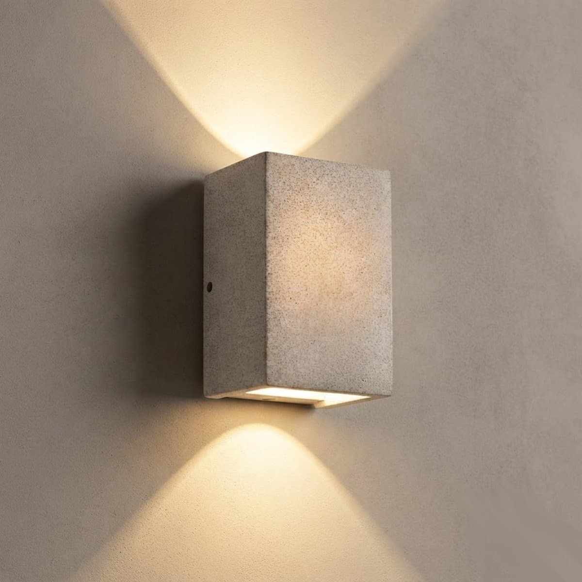 Applique LED Redo Group PETRA 91154 91155 91156 IP65 biemissione cemento - 3