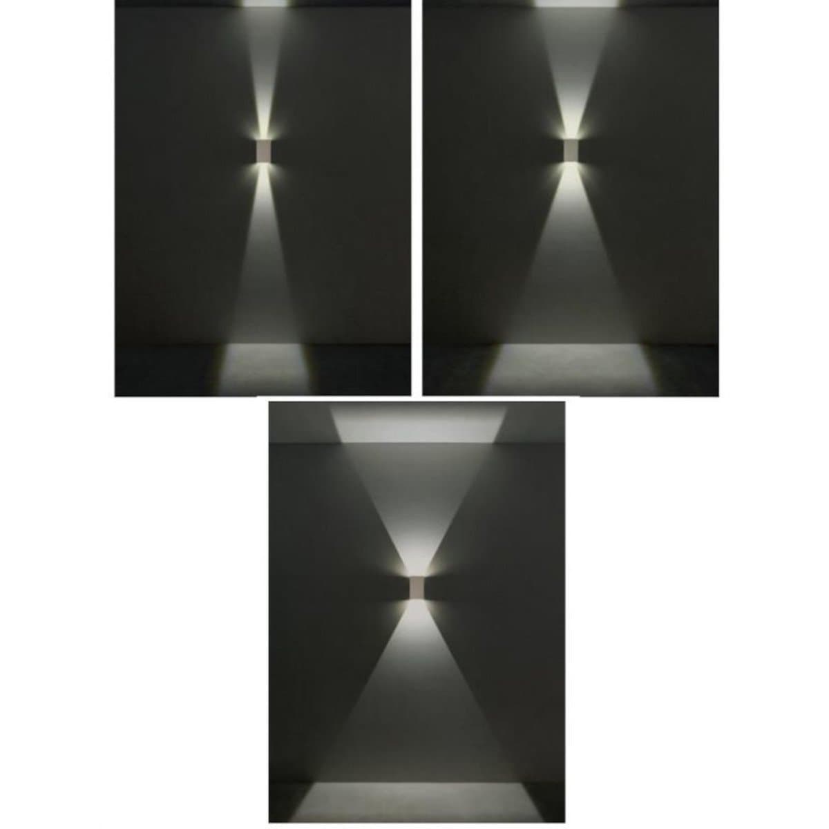Applique LED Redo Group PETRA 91154 91155 91156 IP65 biemissione cemento - 8