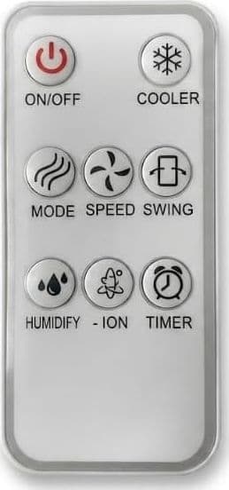 Raffrescatore Evaporativo Wind Blow 65W con Display LED e Funzione Ionica | Con Telecomando, Funzione Ionica, Display LED, 65 Watt, Uso Domestico - 3