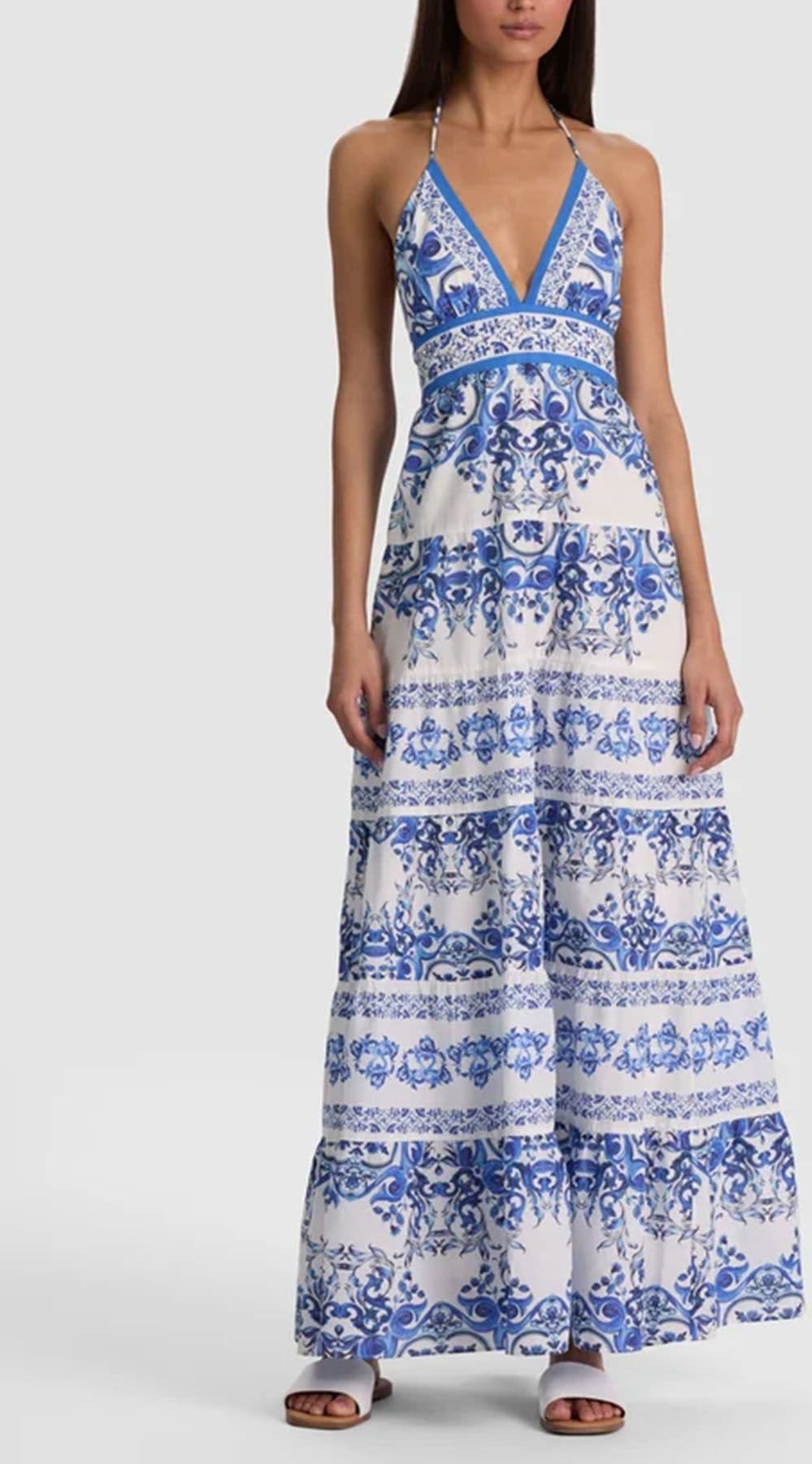 Alice + Olivia  Abiti White/blue - 2