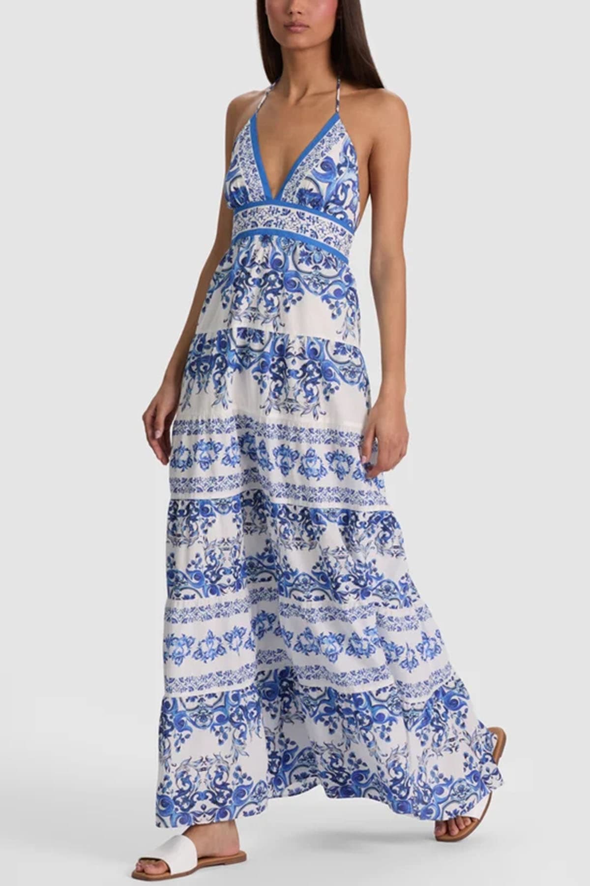 Alice + Olivia  Abiti White/blue - 4