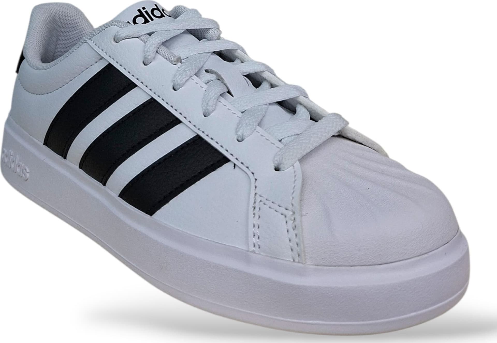 Adidas Streettalk Sneakers Bambini Ragazzi Bianco Nero | Taglia 36-40 | Urban Street | Scarpetteria Gica - 2