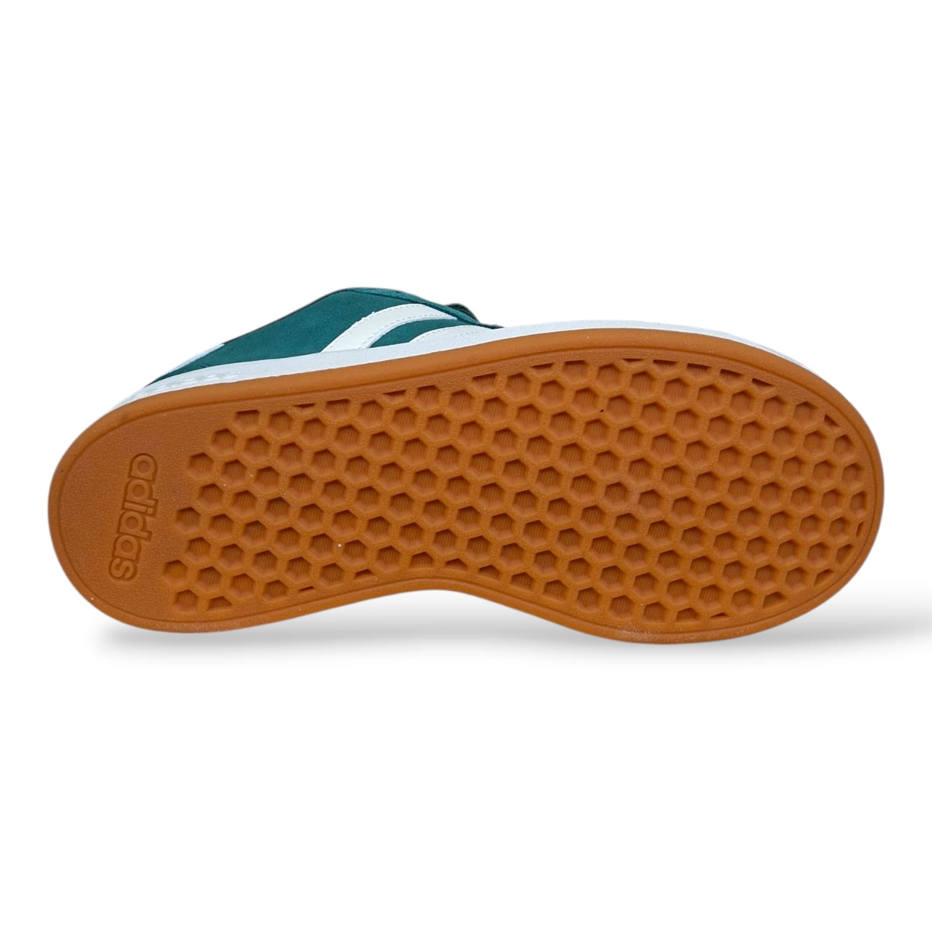 Adidas Grand Court Sneakers Ragazzi Verdone Bianco | Taglia 36-40 | Suede Lacci | Scarpetteria Gica - 5