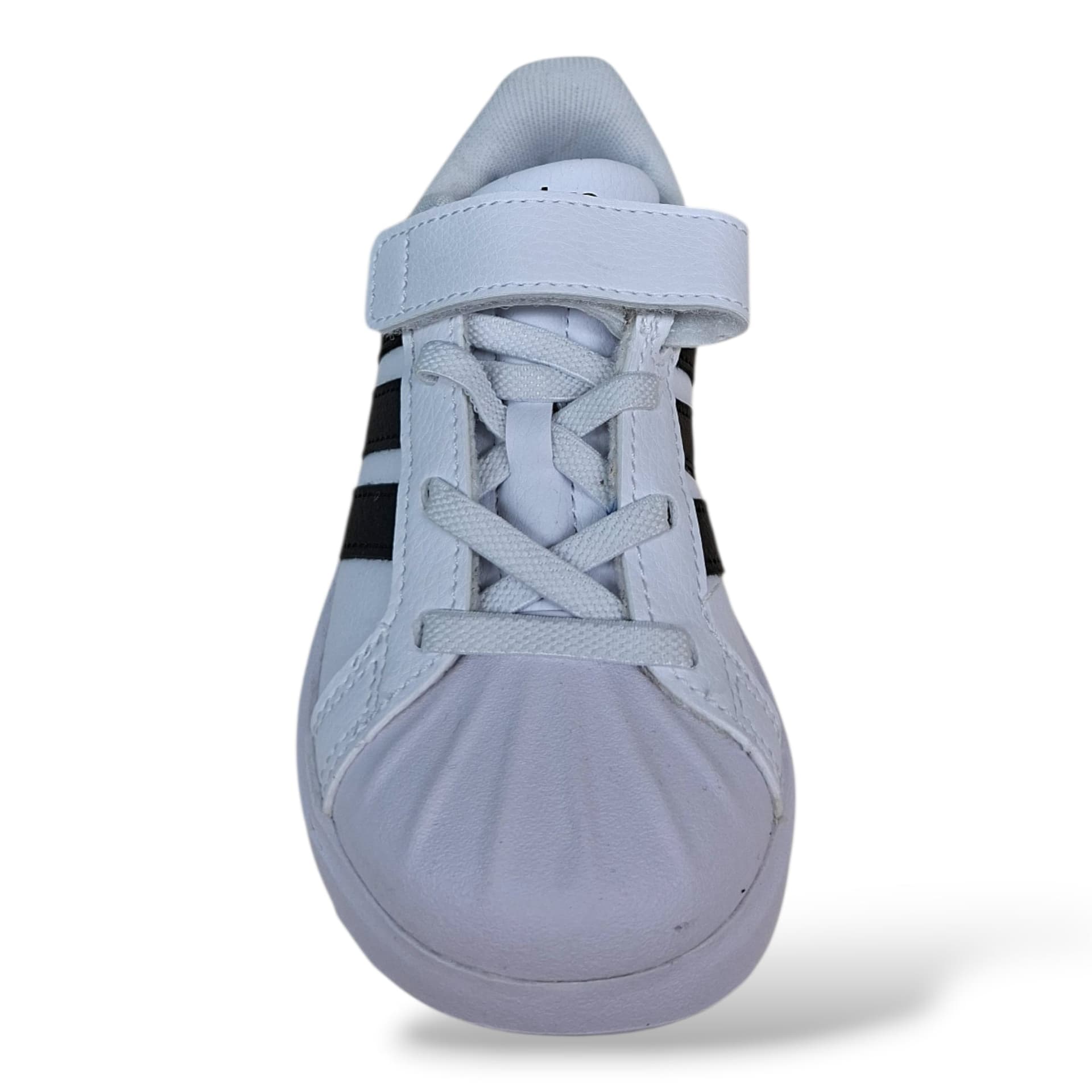 Adidas Streettalk Sneakers Bambini Bianco Nero | Taglia 28-35 | Laccio Elastico Velcro | Scarpetteria Gica - 4