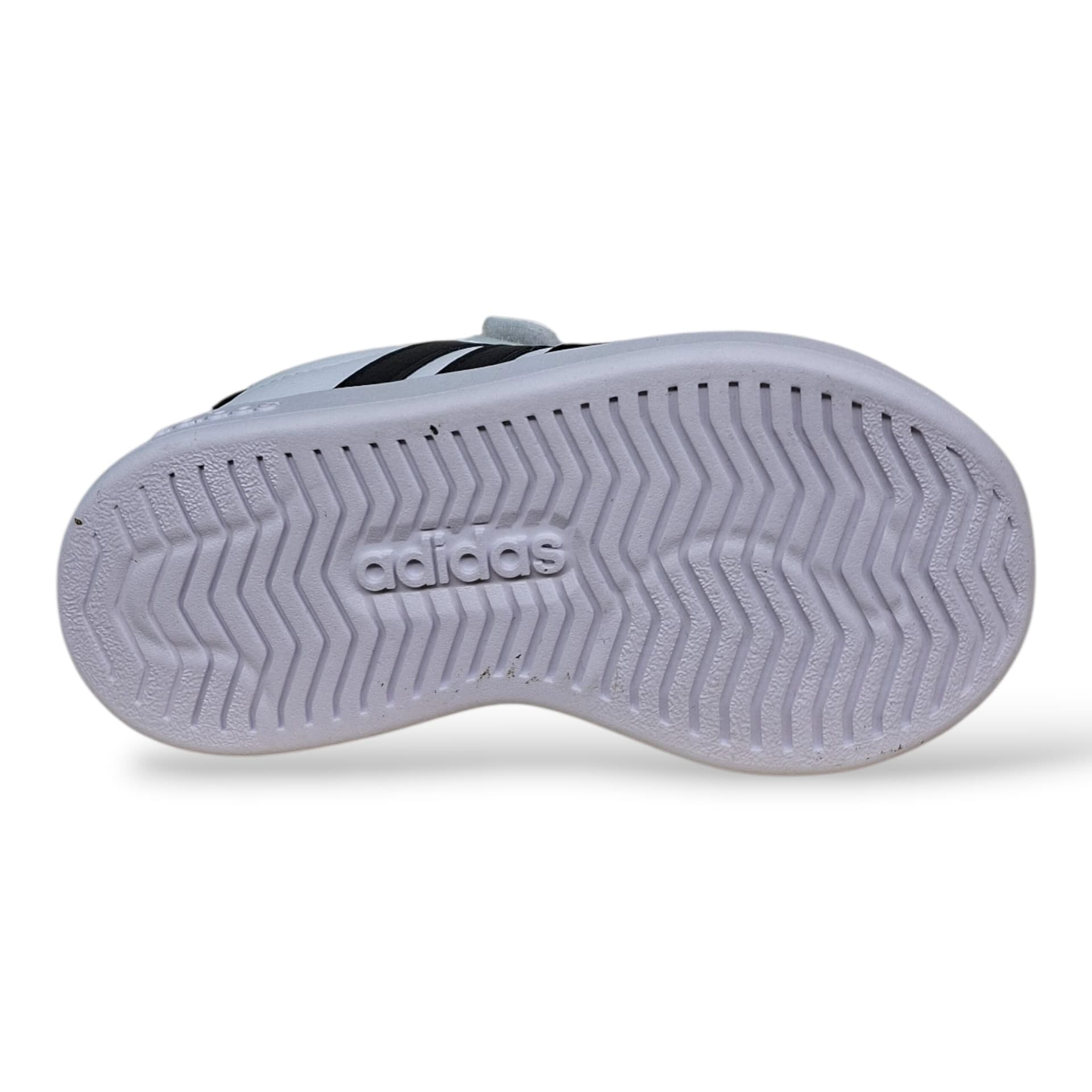 Adidas Streettalk Sneakers Bambini Bianco Nero | Taglia 28-35 | Laccio Elastico Velcro | Scarpetteria Gica - 5