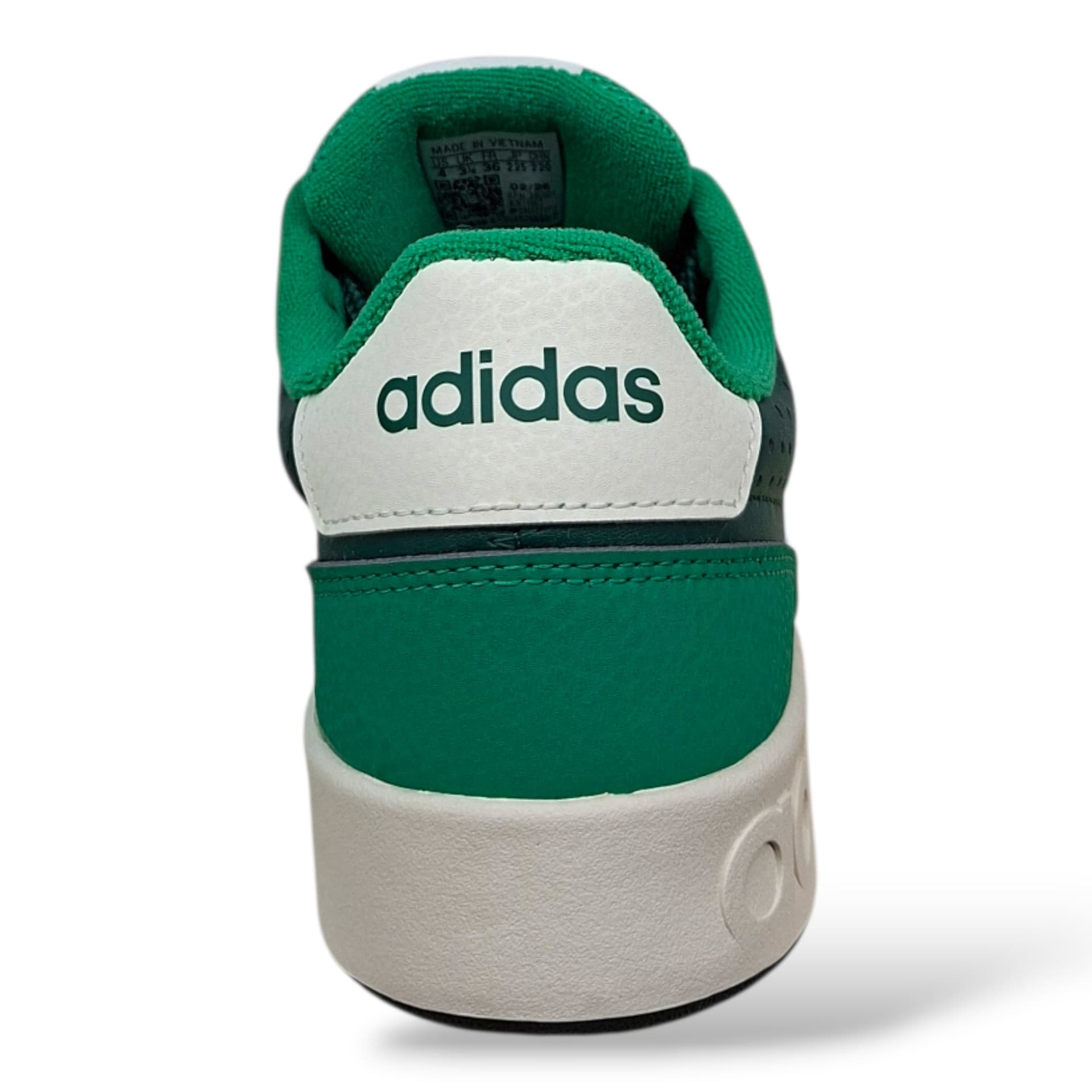 Adidas Breakbase Sneakers Bambini Ragazzi Verdone Bianco | Taglia 36-40 | Pelle Tennis | Scarpetteria Gica - 3