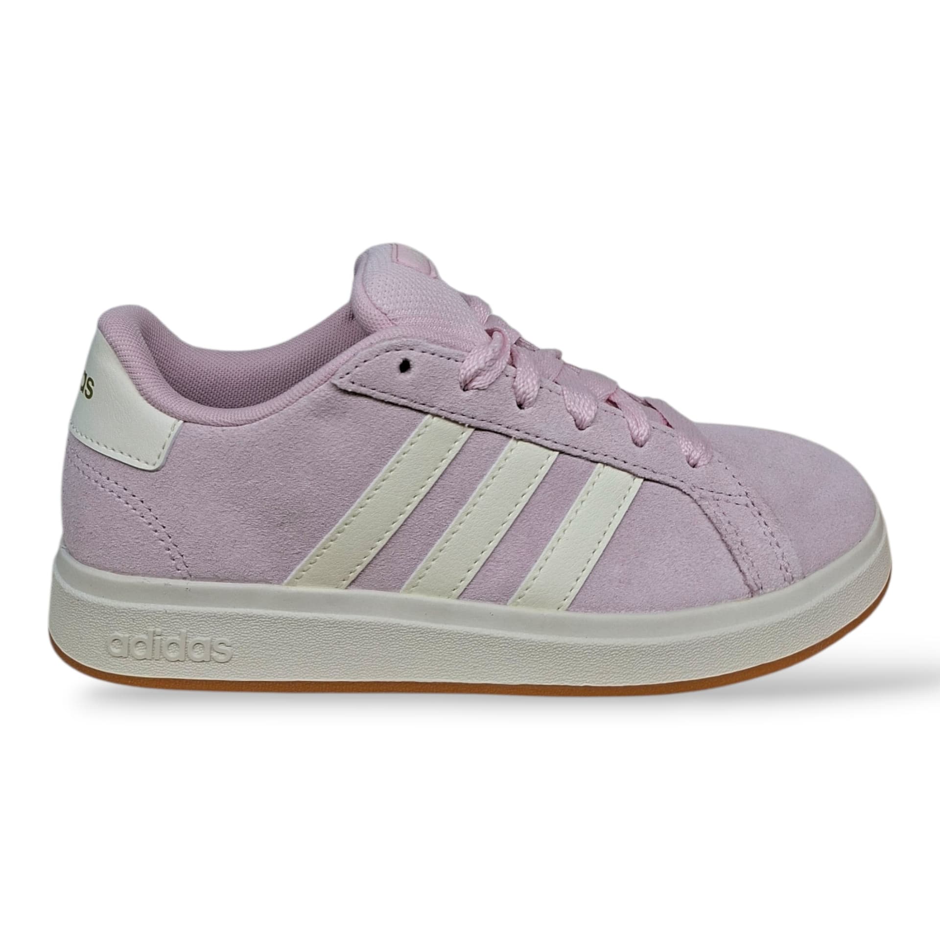 Adidas Grand Court Sneakers Ragazze Rosa Bianco | Taglia 36-40 | Suede Lacci | Scarpetteria Gica - 6