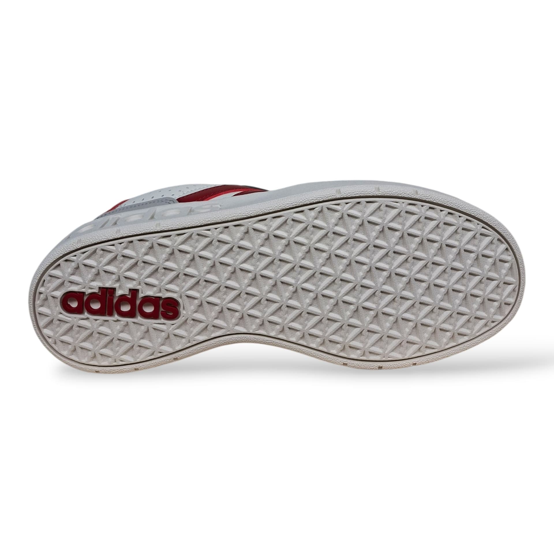 Adidas Breakbase Sneakers Bambini Ragazzi Bianco Grigio Rosso | Taglia 36-40 | Pelle | Scarpetteria Gica - 5