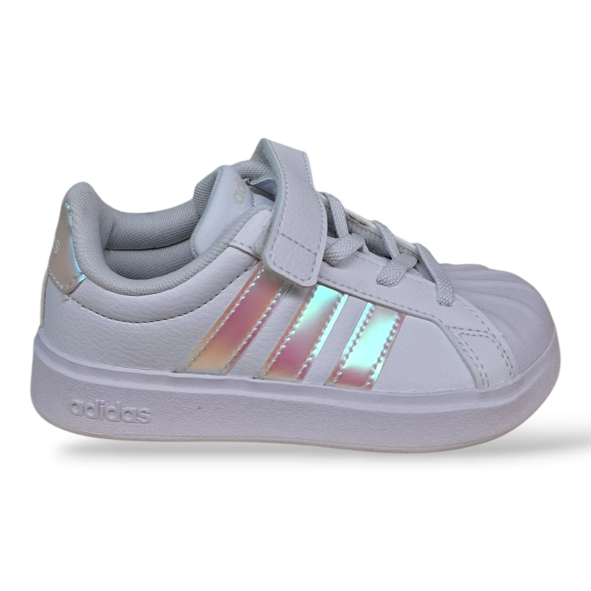 Adidas Streettalk Sneakers Bambine Ragazze Bianco Cangiante | Taglia 28-35 | Urban Velcro | Scarpetteria Gica - 6