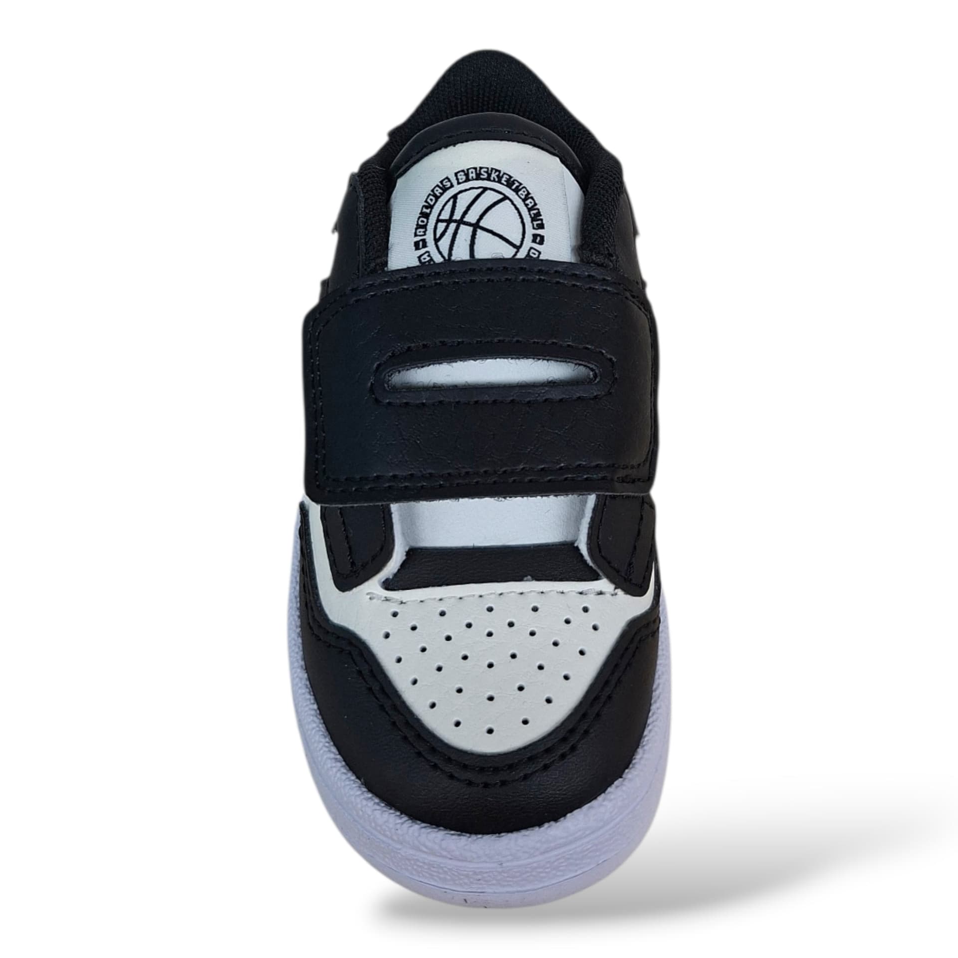 Adidas Rapid Court Sneakers Bambini Nero Bianco | Taglia 21-27 | Velcro Pratico | Scarpetteria Gica - 4