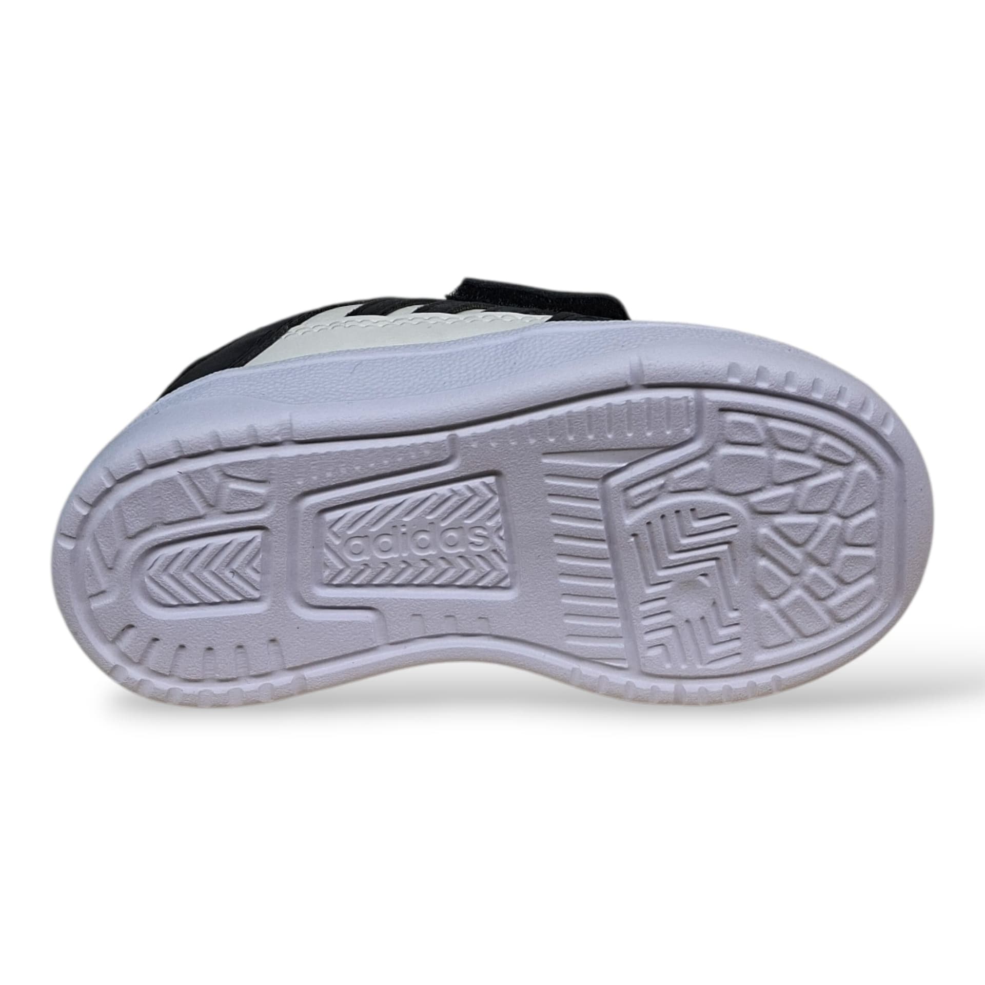 Adidas Rapid Court Sneakers Bambini Nero Bianco | Taglia 21-27 | Velcro Pratico | Scarpetteria Gica - 5