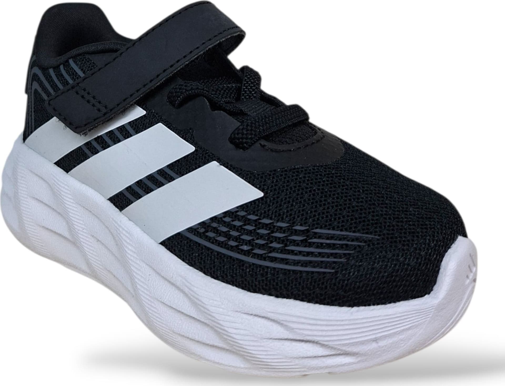 Adidas Galaxy 8 Sneakers Bambini Nero Bianco | Taglia 20-35 | Running Velcro Leggere | Scarpetteria Gica - 2