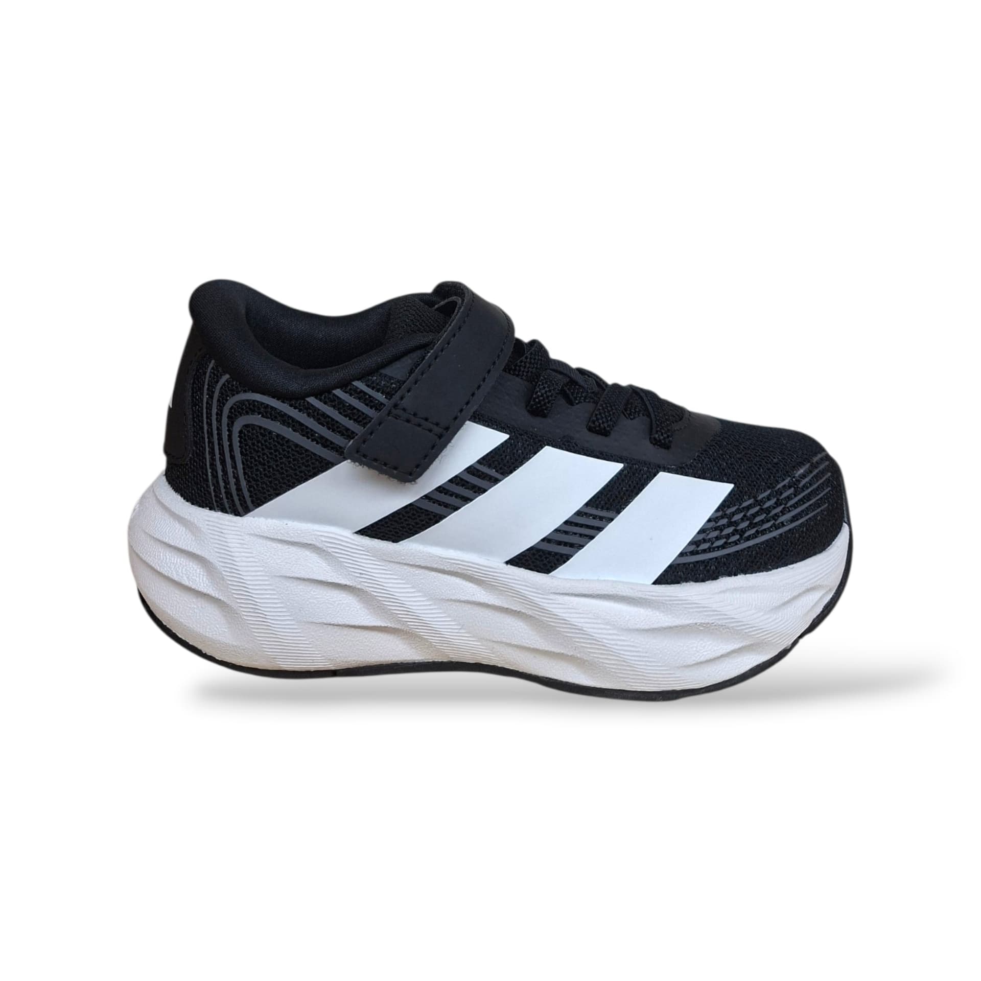 Adidas Galaxy 8 Sneakers Bambini Nero Bianco | Taglia 20-35 | Running Velcro Leggere | Scarpetteria Gica - 6