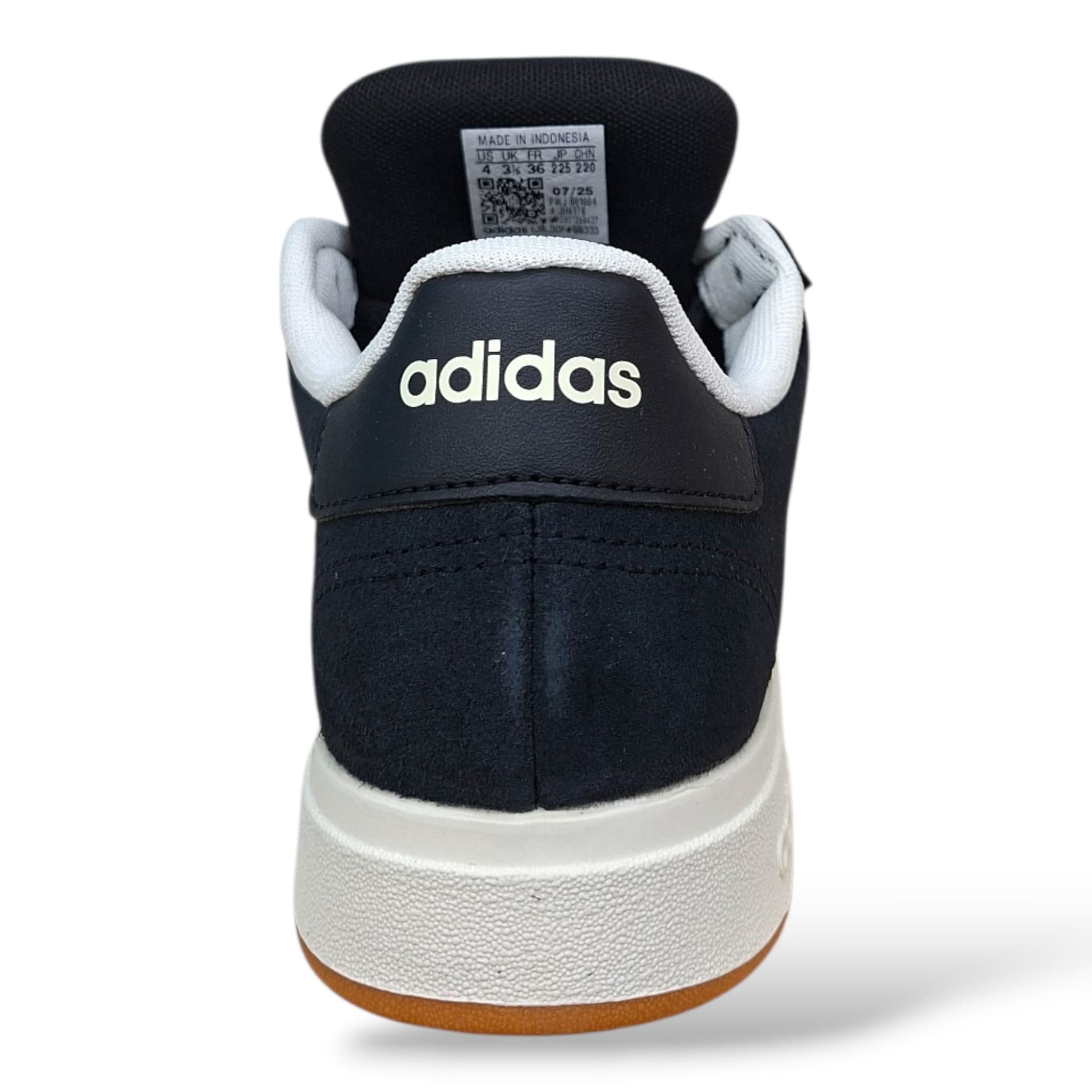 Adidas Grand Court Sneakers Ragazzi Nero Bianco | Taglia 36-40 | Suede Lacci | Scarpetteria Gica - 3