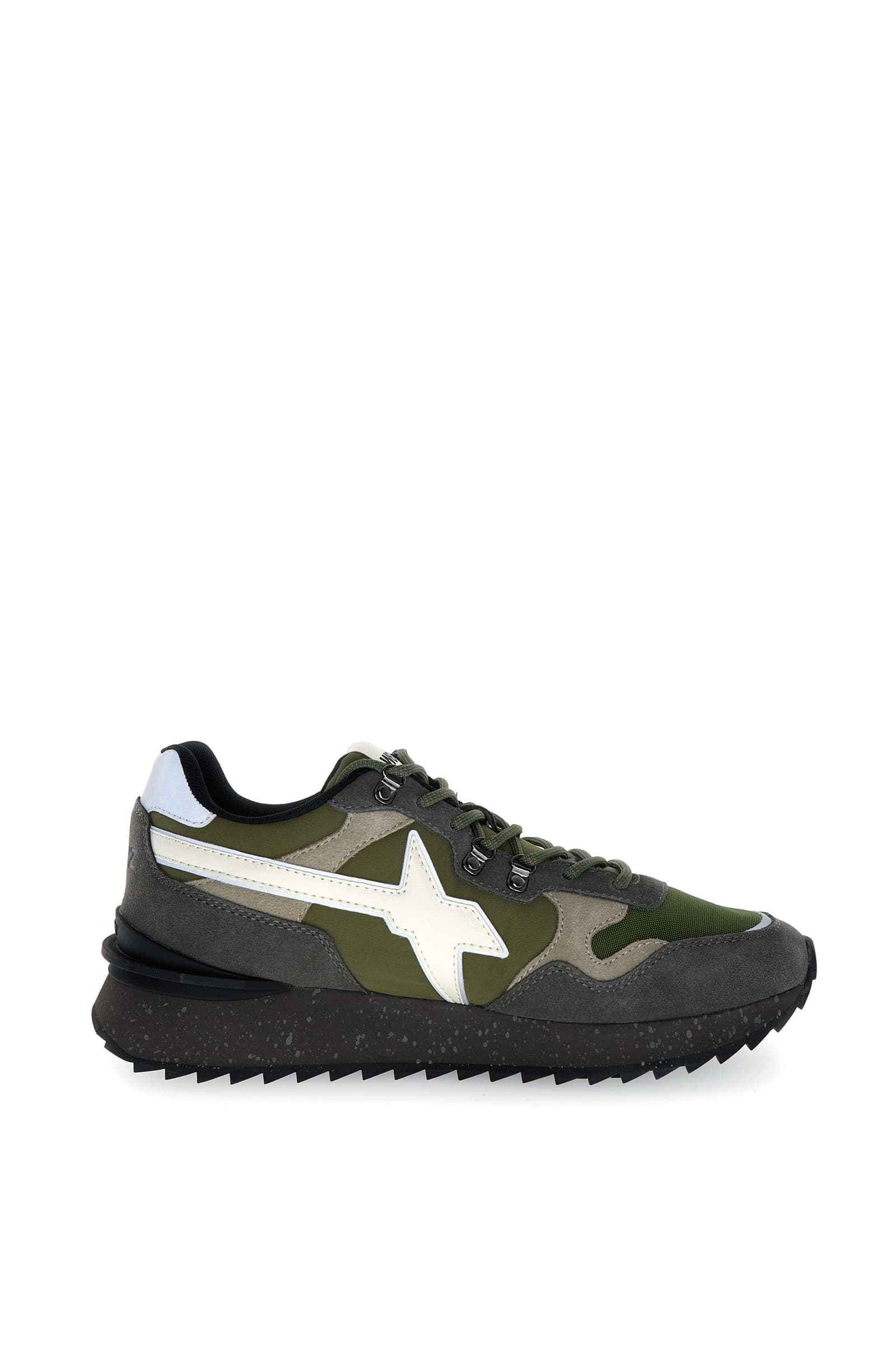 W6YZ Scarpa Uomo Yak-M Antracite - Militare - Bone - 2