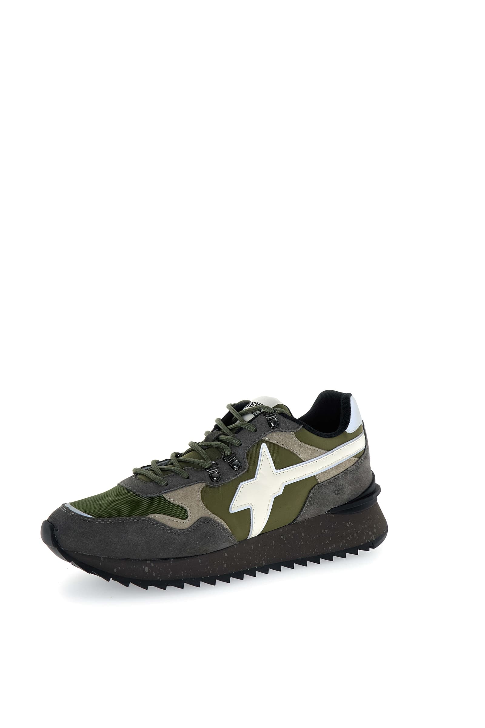 W6YZ Scarpa Uomo Yak-M Antracite - Militare - Bone - 5