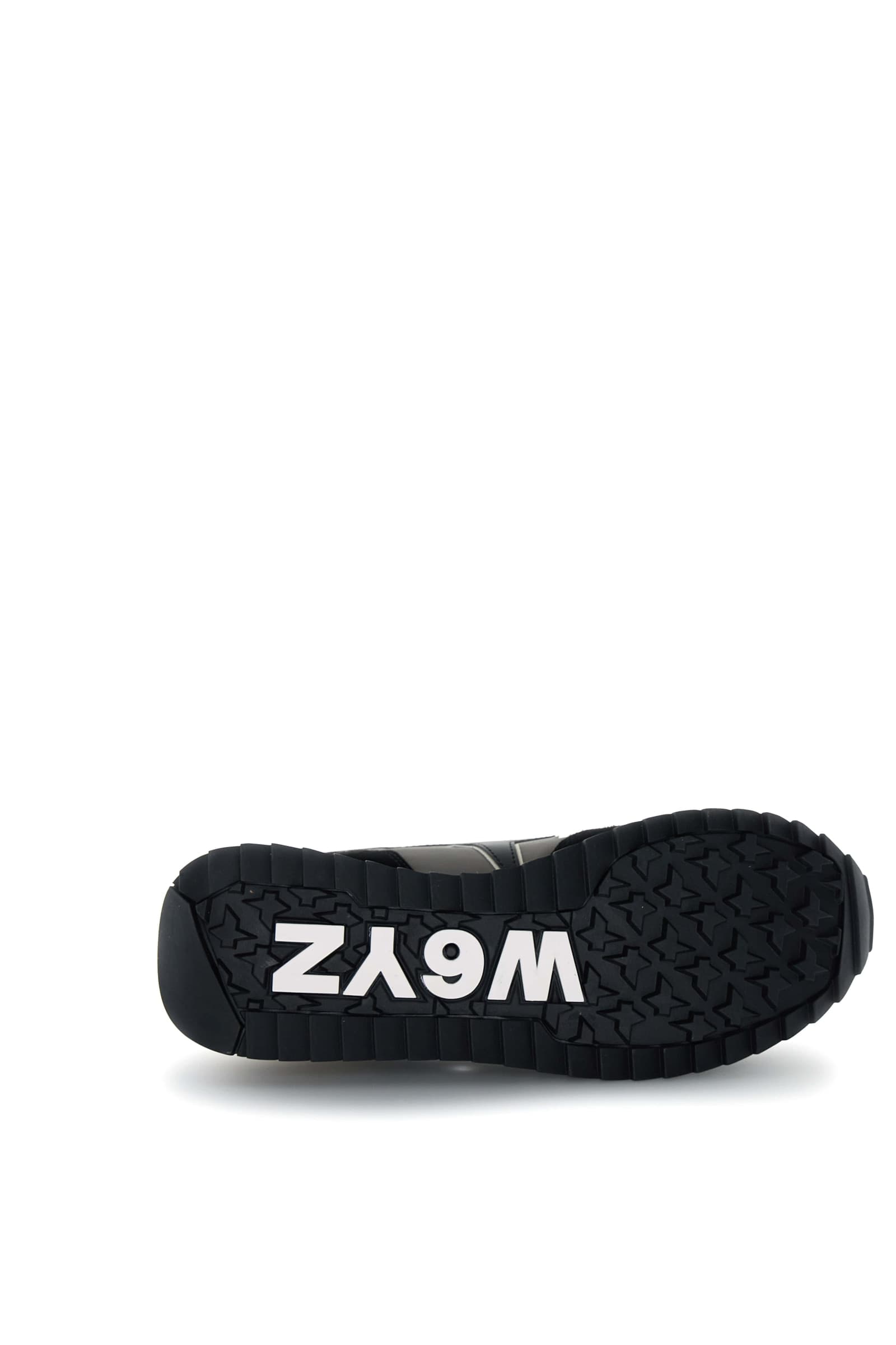 W6YZ Scarpa Uomo Yak-M Black - Antracite - Dark Grey - 6