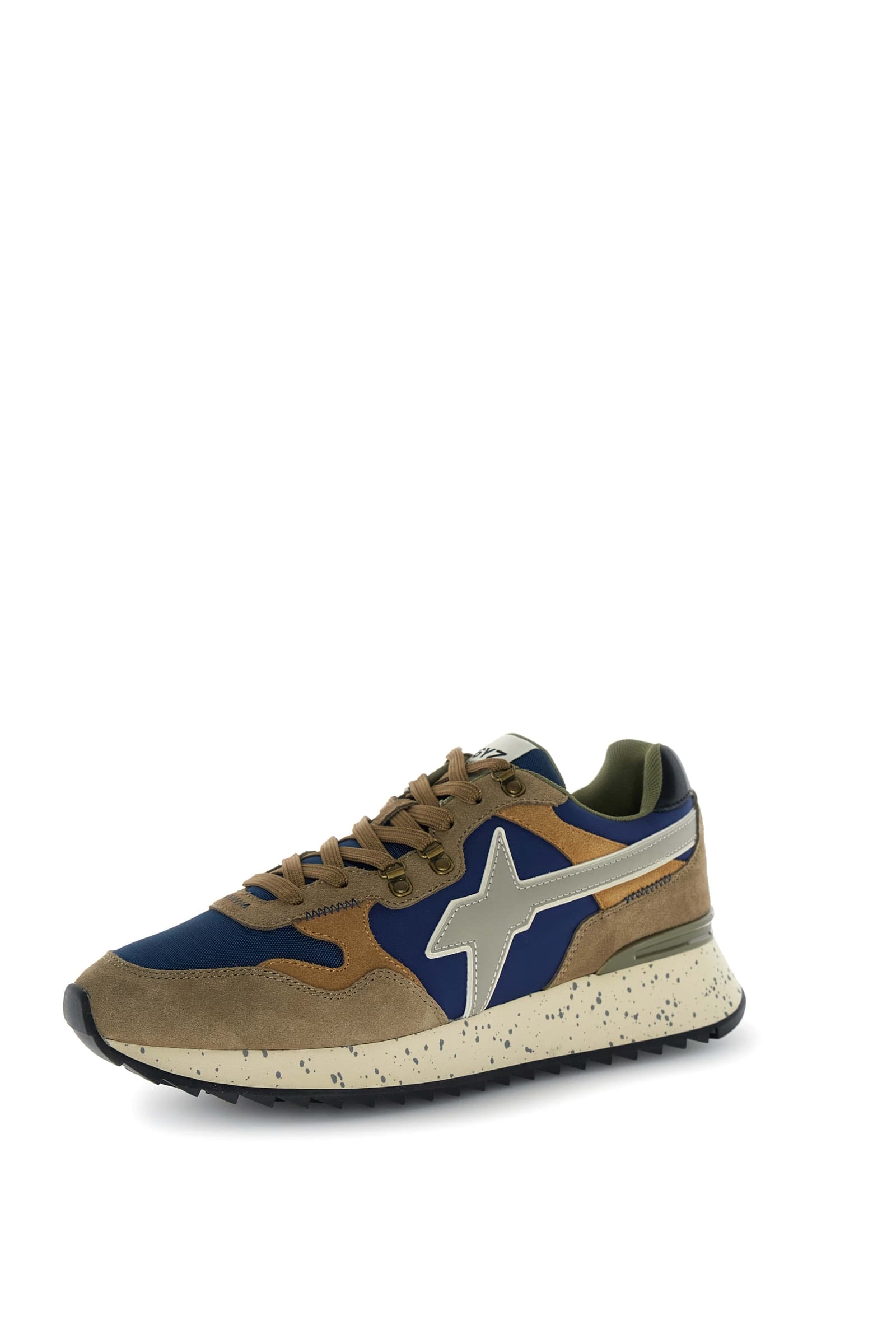 W6YZ Scarpa Uomo Yak-M Light Brown - Navy - Brown - Taupe - 5