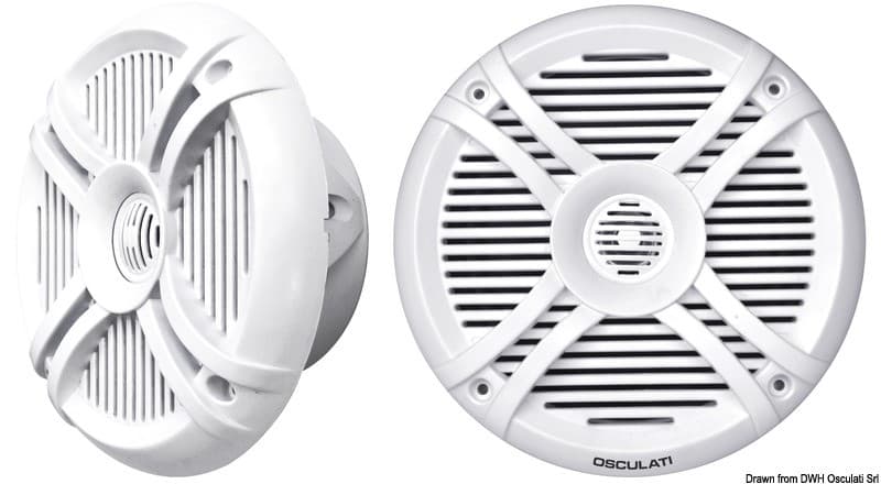 Altoparlanti a due vie con LED RGB progr. 6,25'' b mm 138 pot. w 2x50
