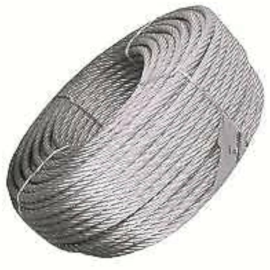 Fune in acciaio zincato MM.8 mt 50