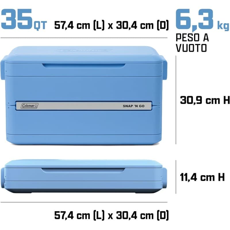 GHIACCIAIA SNAP'N GO 55 QT - 4