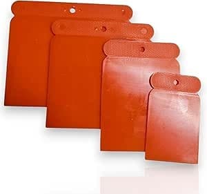 SET SPATOLE CARROZ LISCIE PLASTICA PZ4