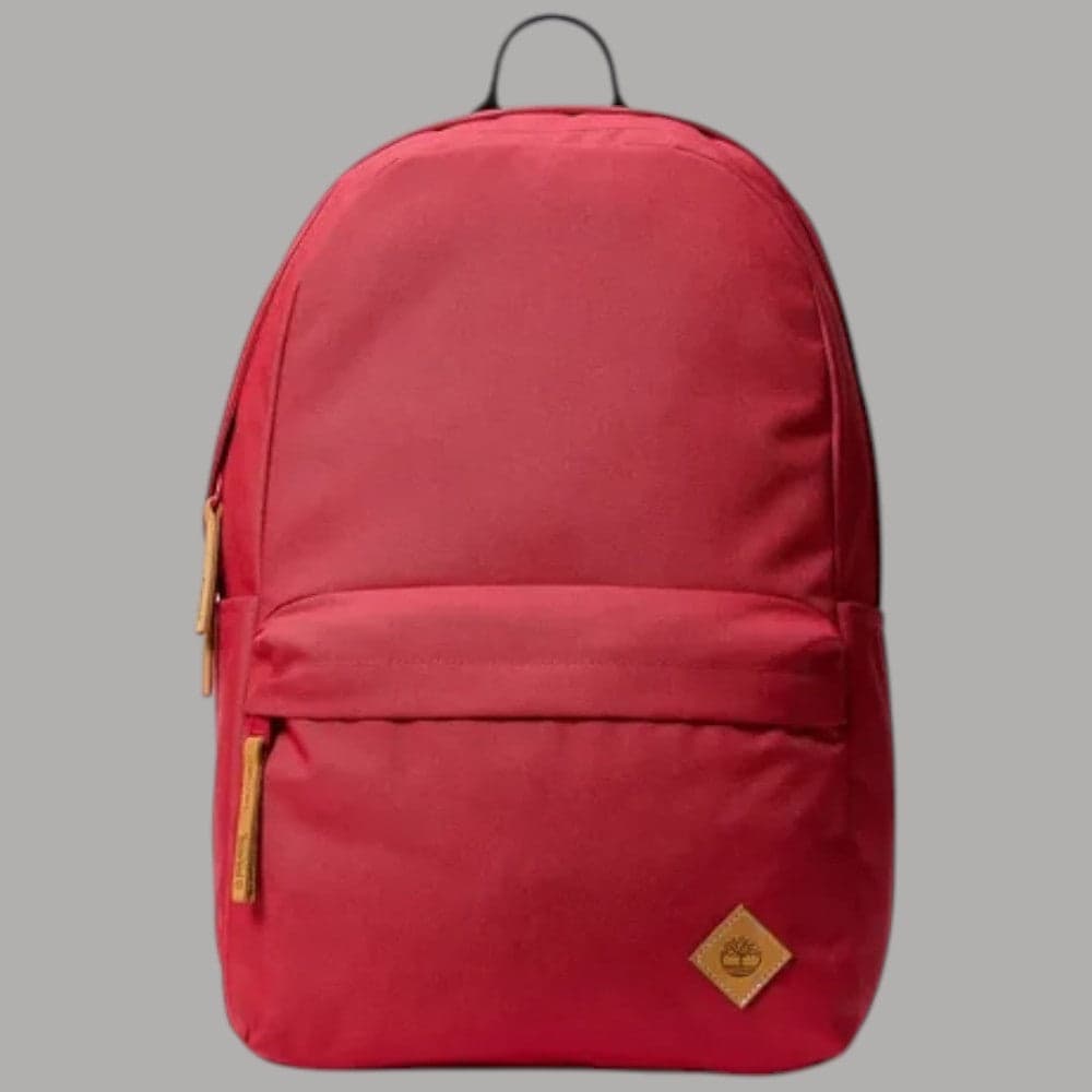Timberland zaino 22 litri in poliestere riciclato con scomparto laptop 13" rosso - 5