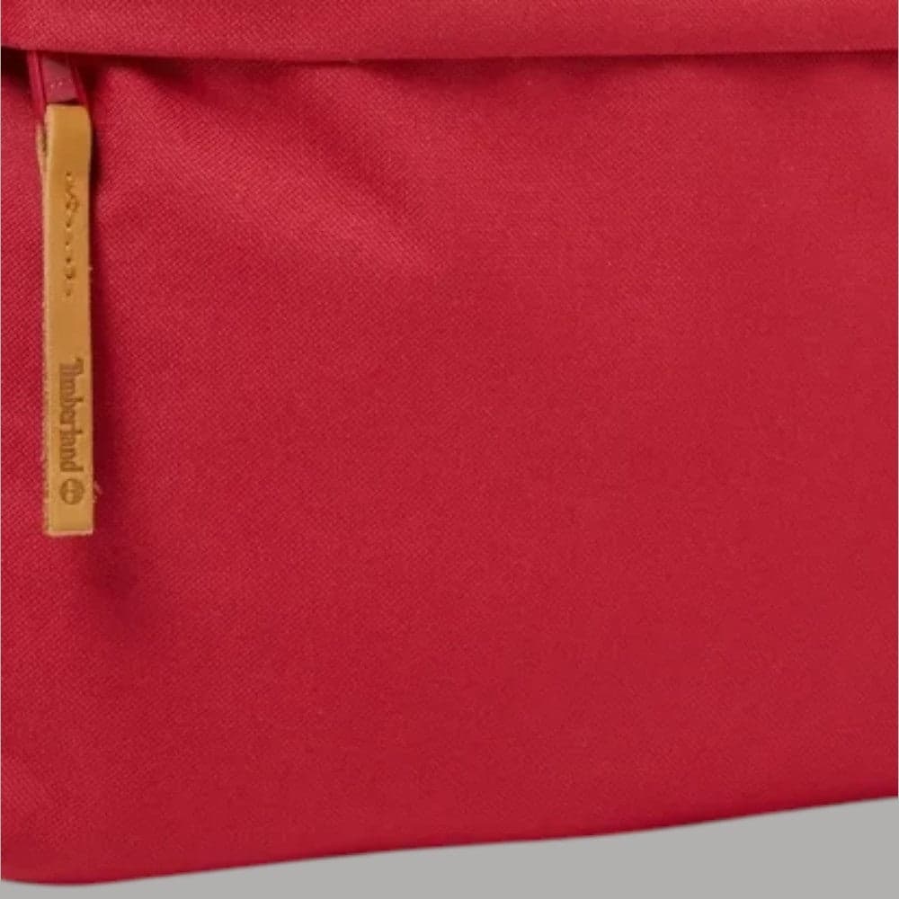 Timberland zaino 22 litri in poliestere riciclato con scomparto laptop 13" rosso - 3