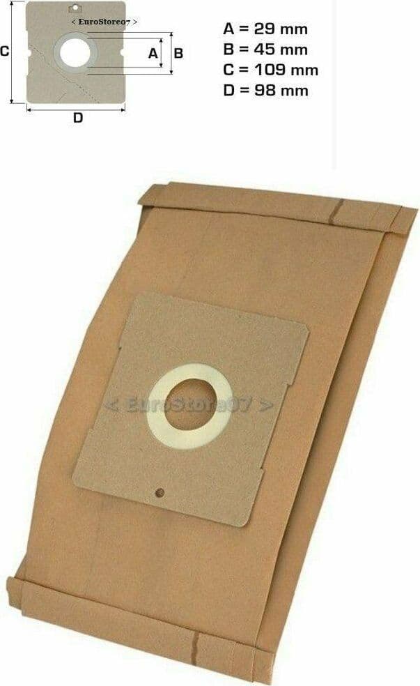8 sacchetti per aspirapolvere Imetec per il modello RESPIRO TYPE 8010 - 8612 - 2