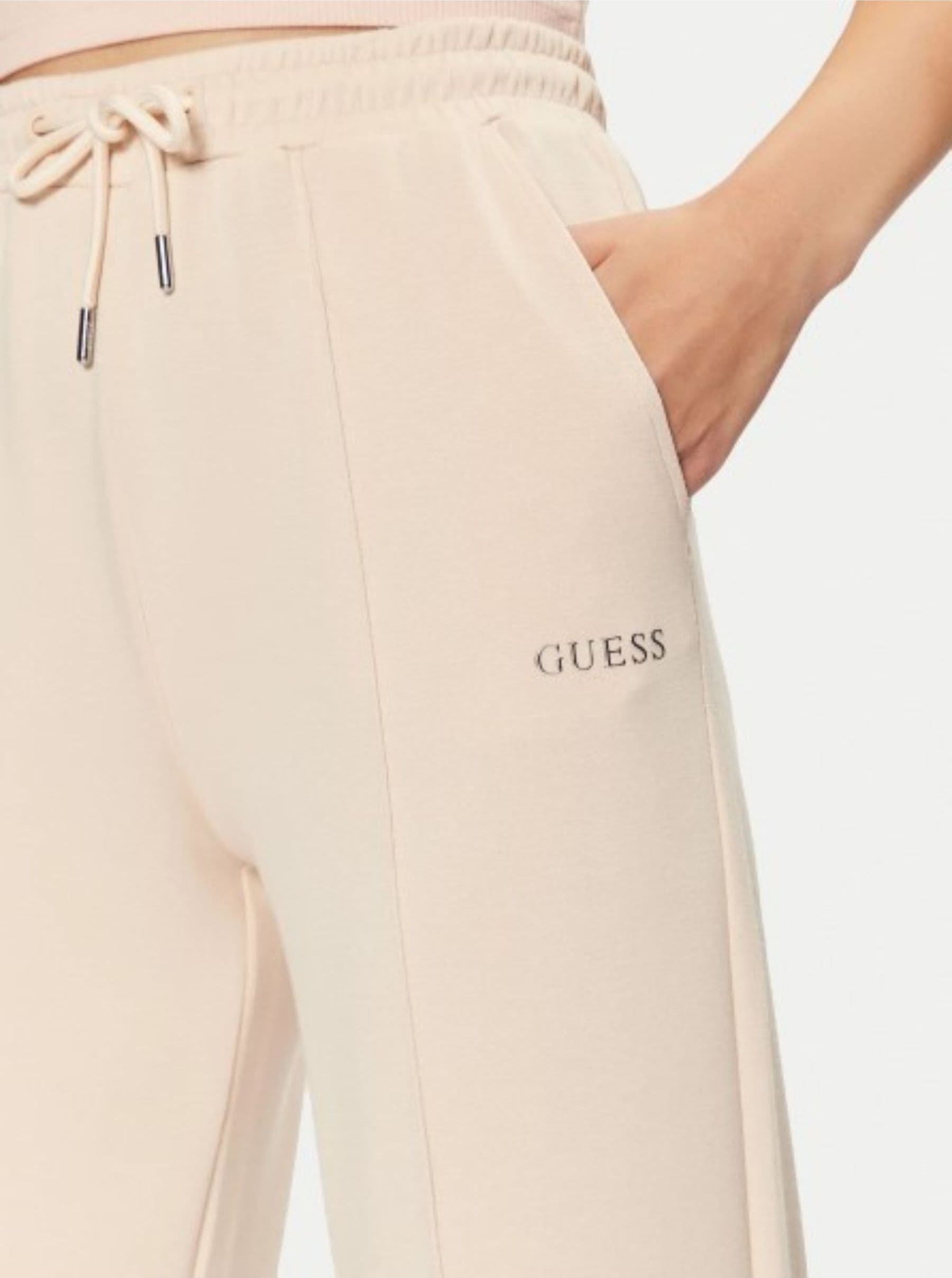 GUESS  PANTALONE GELSEY STRAIGHT LEG PANTS - 3