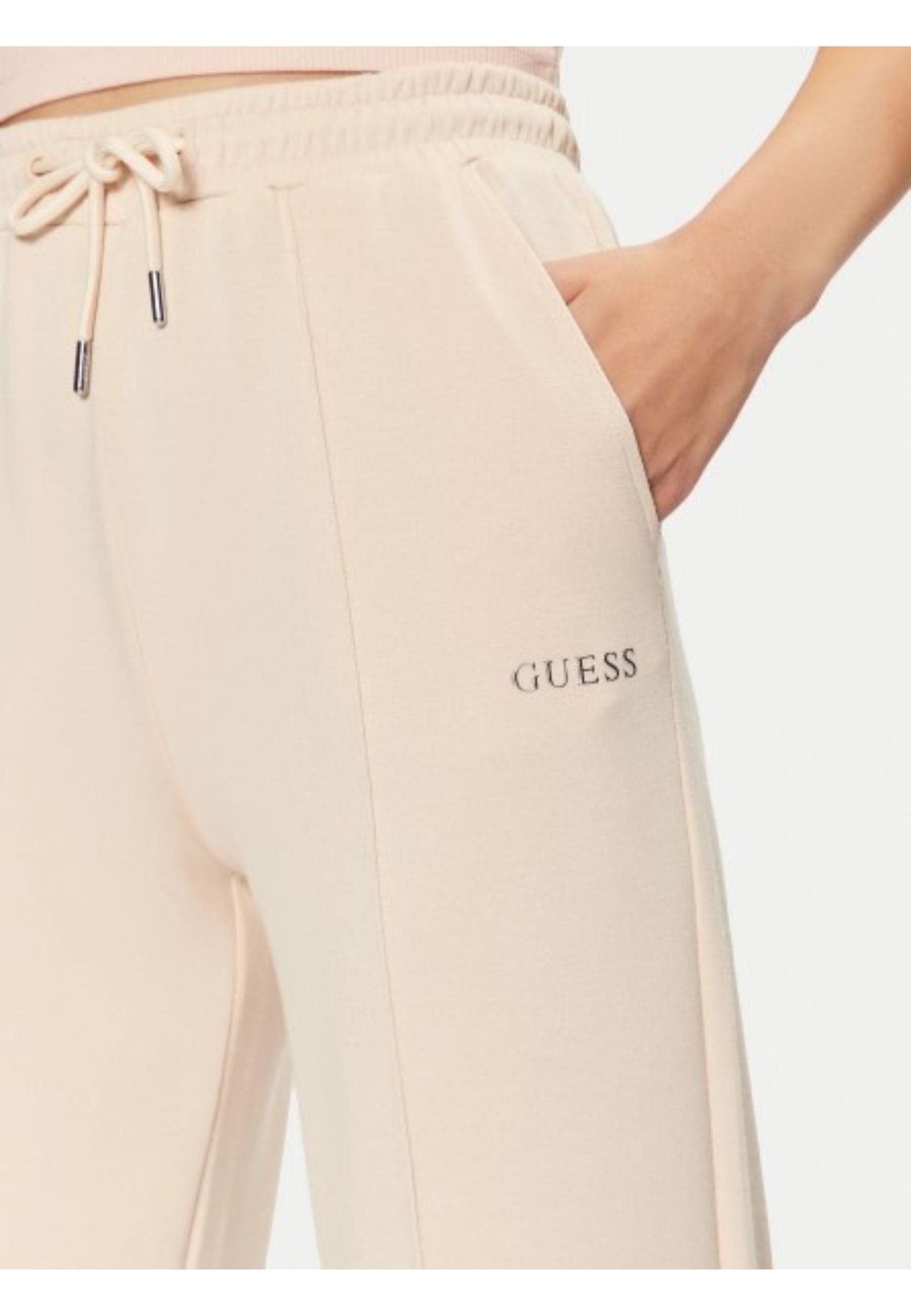 GUESS  PANTALONE GELSEY STRAIGHT LEG PANTS - 3