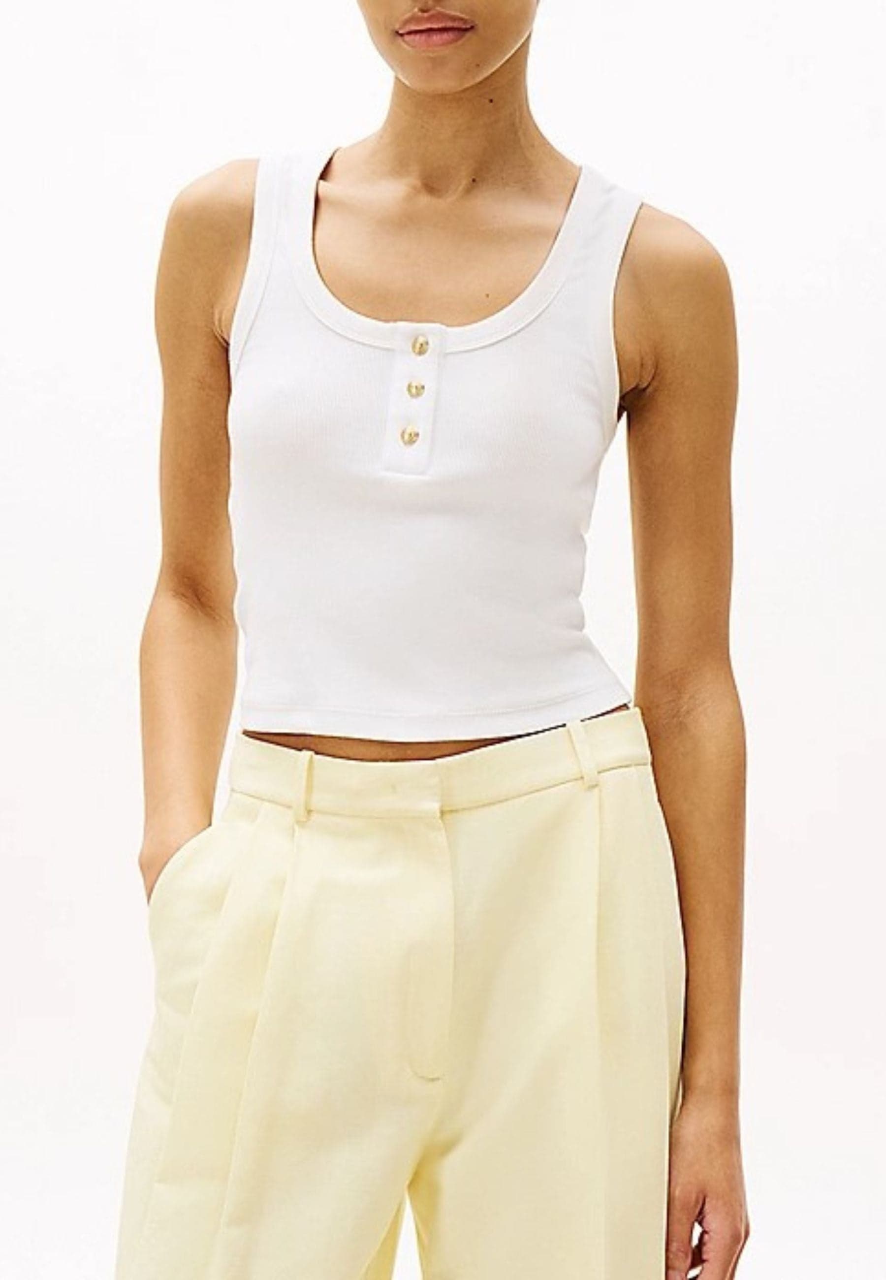 Tommy Hilfiger  CANOTTA SLIM HENLEY GB SCOOP-NK TANK TOP - 2