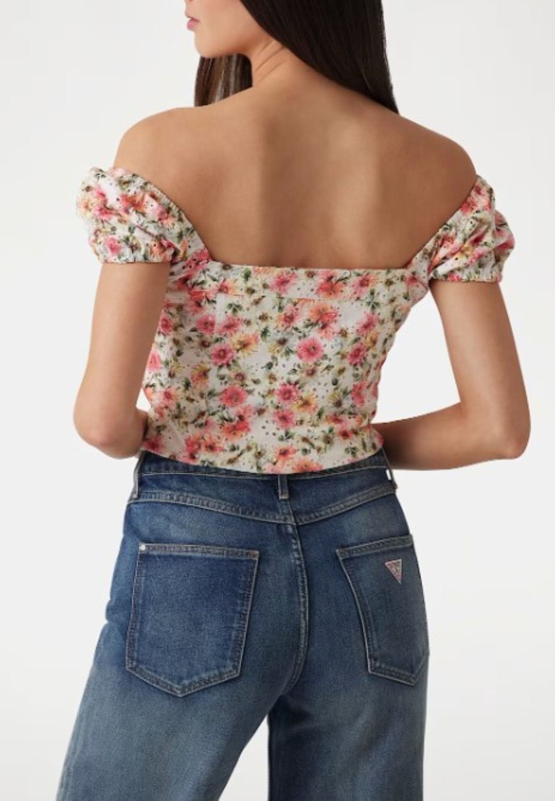 GUESS  TOP ELIANE SS PUFFED TOP - 4