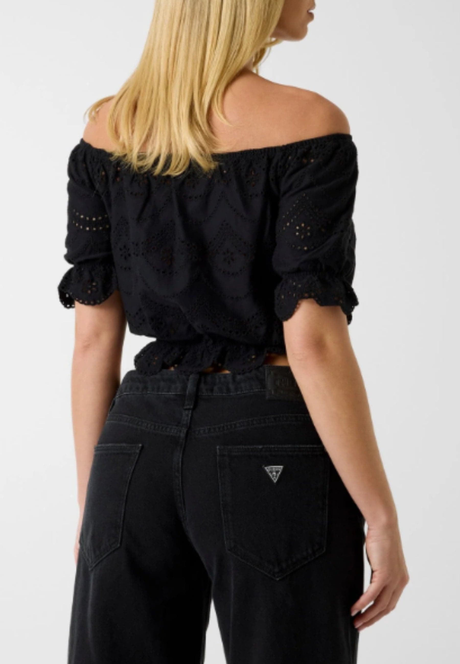 GUESS  TOP SHOULDER OFF EMBROI - 3