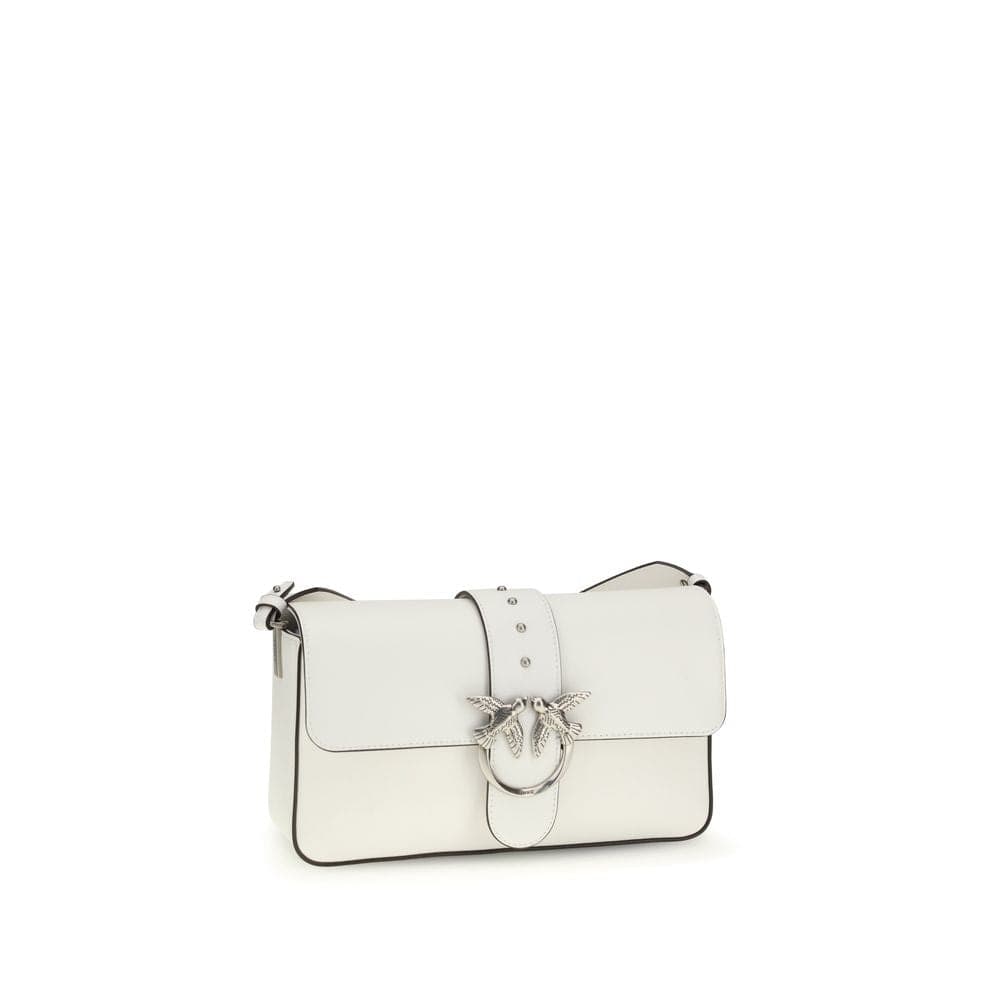 White Leather Shoulder Bag - 2
