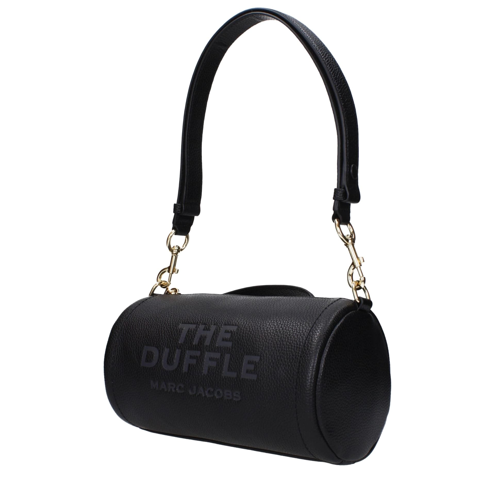 Black Leather Handbag - 2