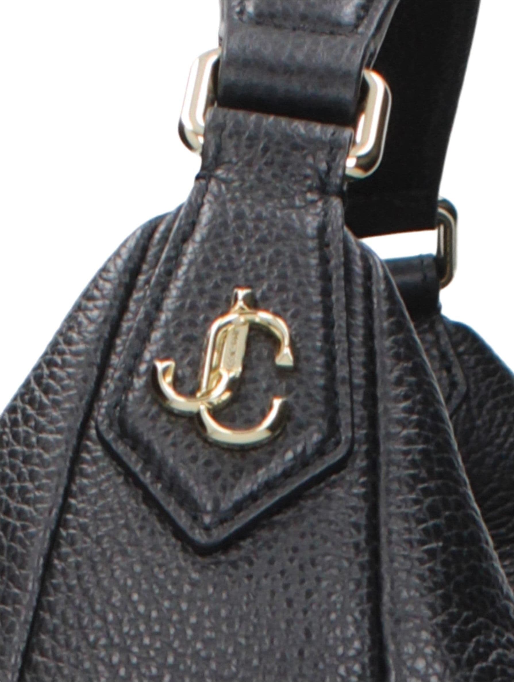 Black Leather Shoulder Bag - 4