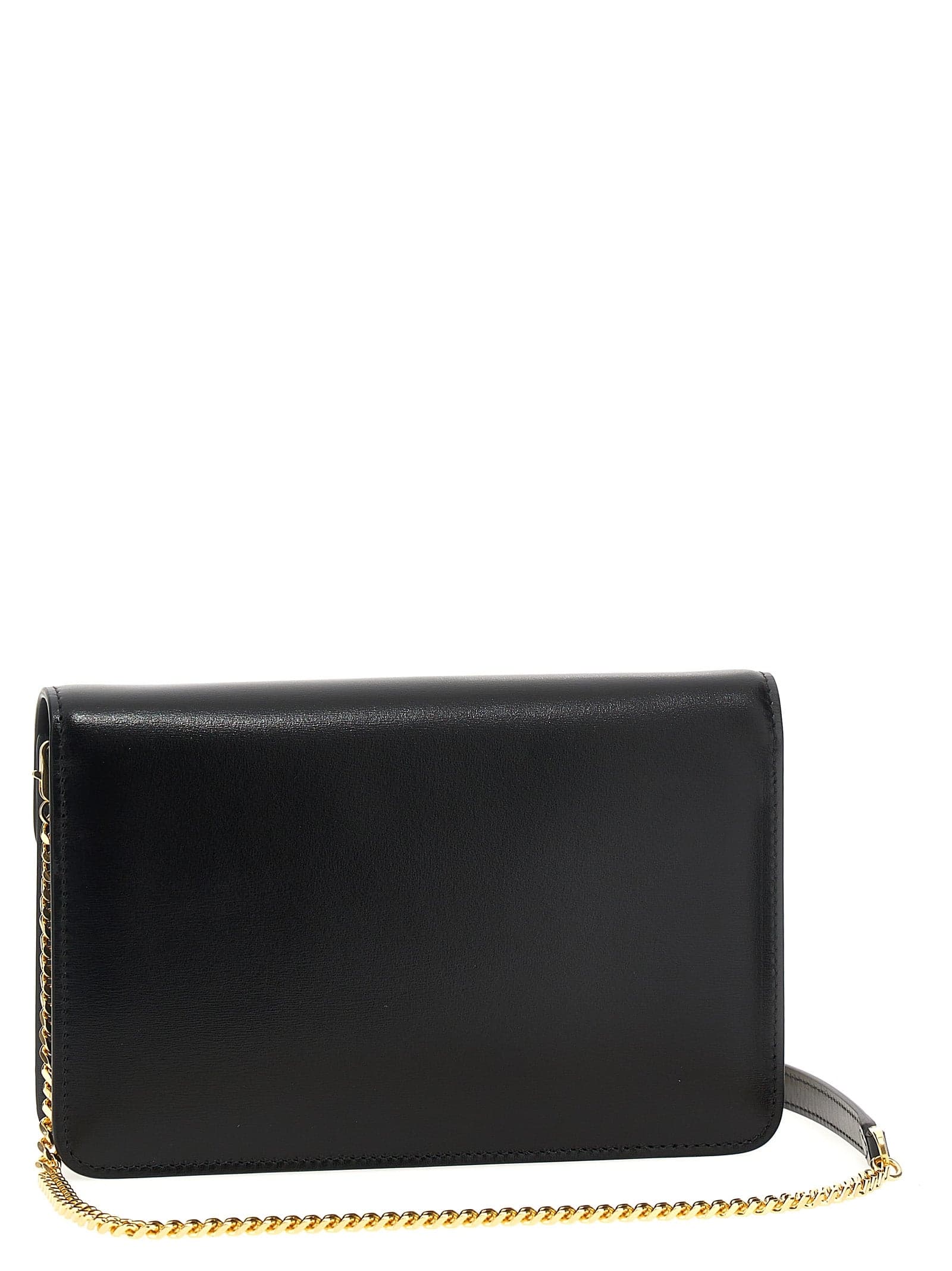 Black Leather Crossbody Bag - 2