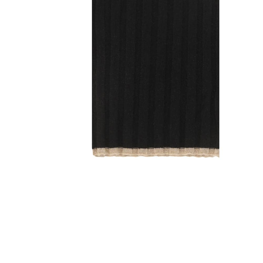 Black Cashmere Scarf - 3