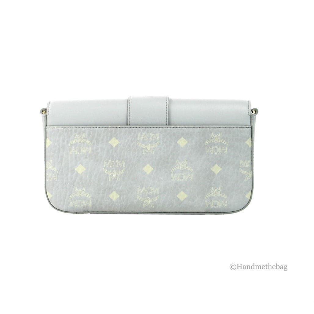 MCM Small Mode Travia Pebbled Visetos Leather Shoulder Crossbody Clutch Bag - 3