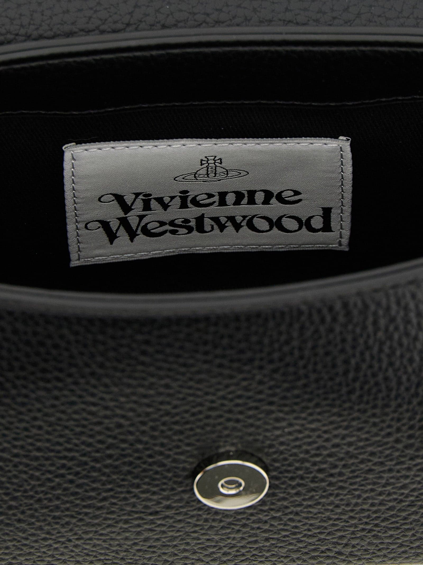 Black Polyethylene Shoulder Bag - 4