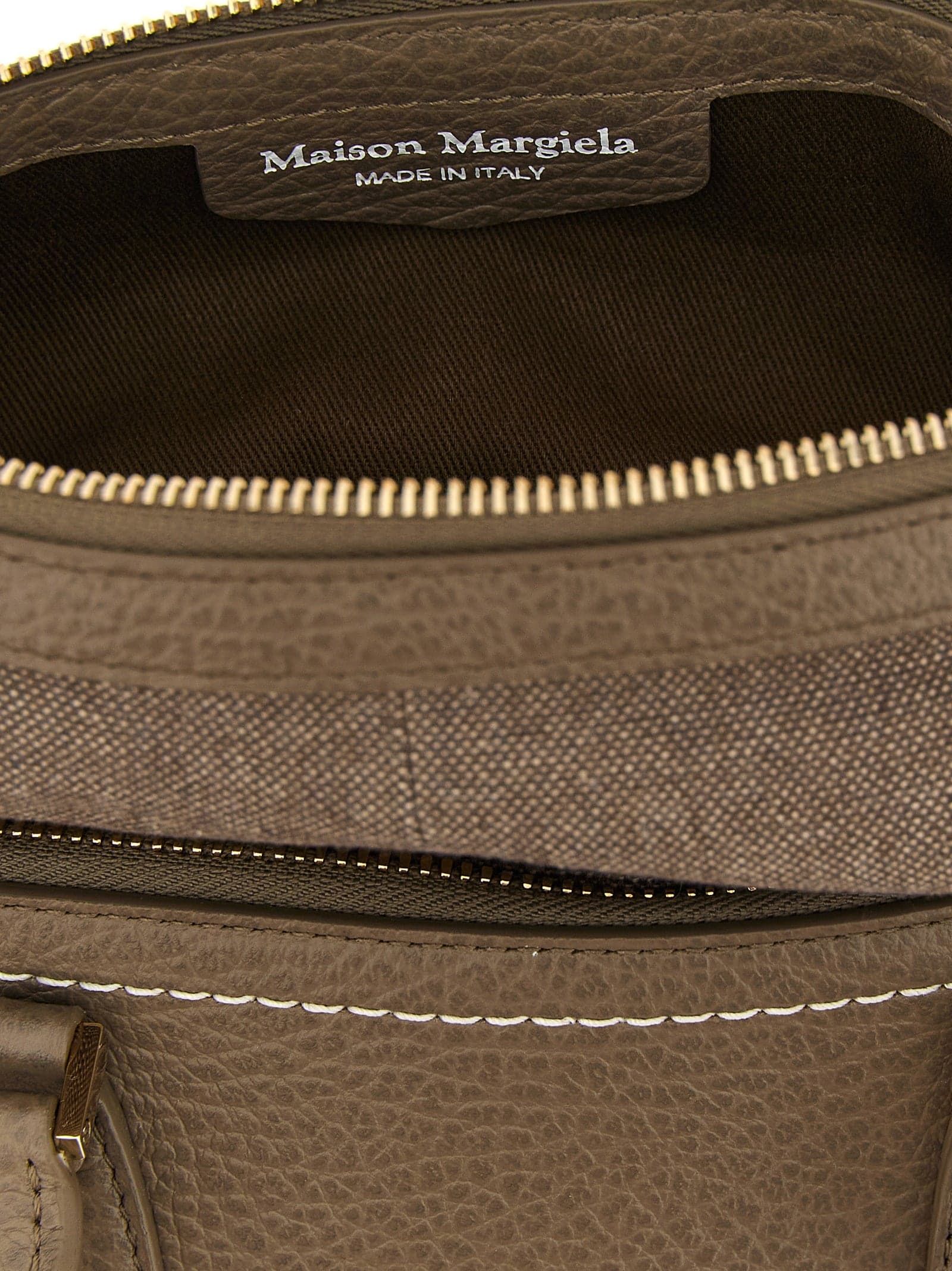 Gray Calfskin Shoulder Bag - 4